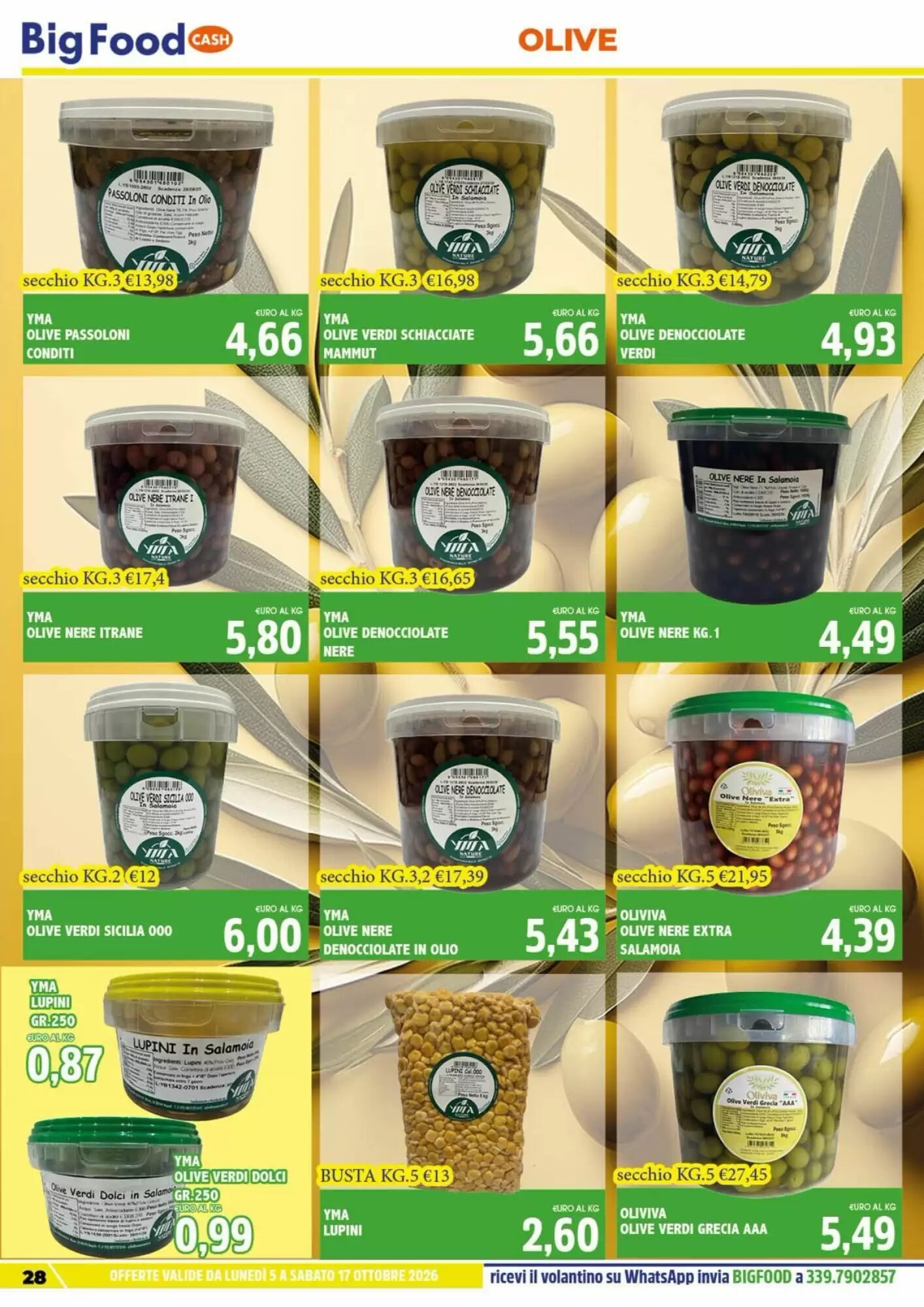 Volantino promozionale Big Food  valide dal 05/10/2026 - Pagina 28.