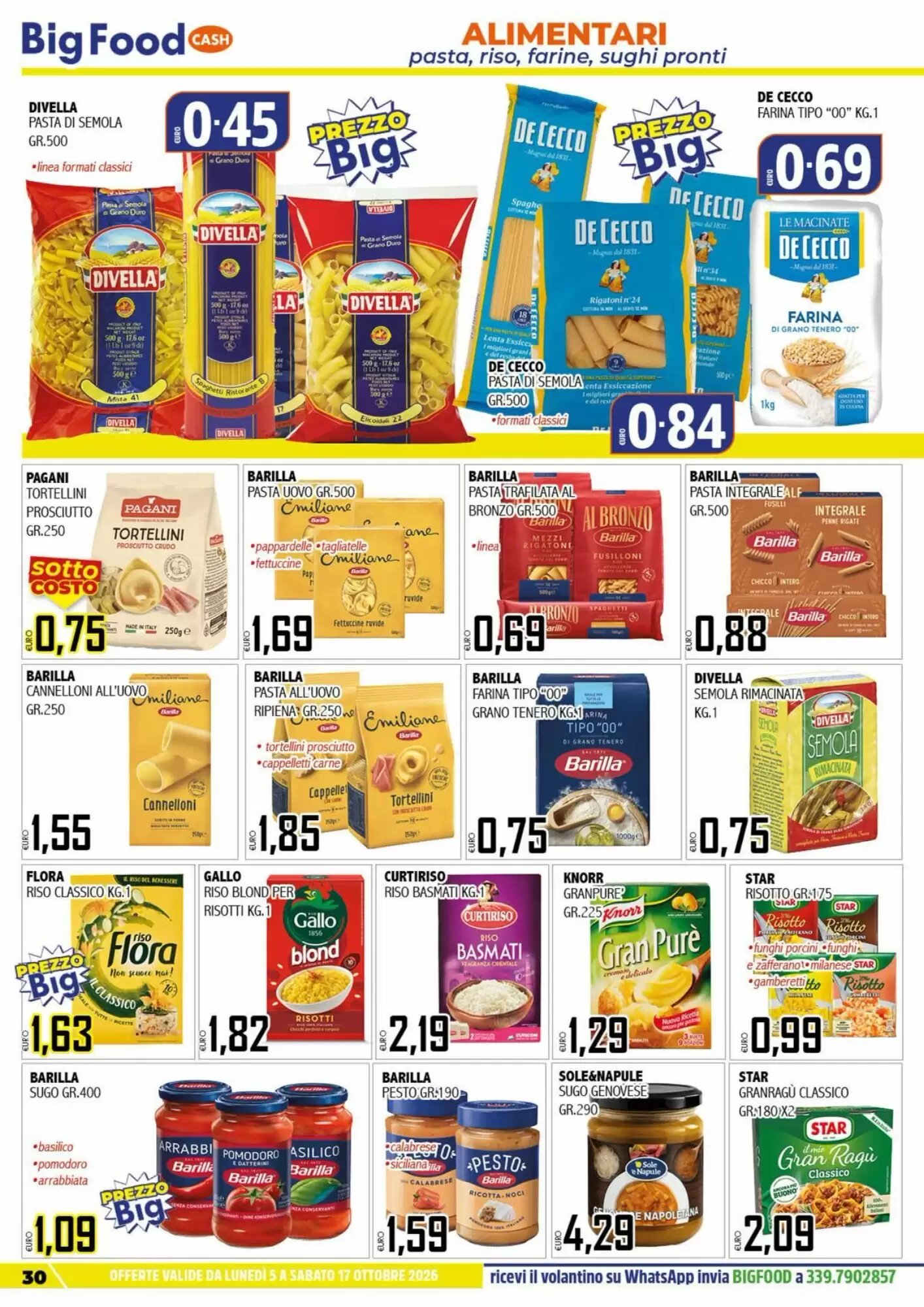 Volantino promozionale Big Food  valide dal 05/10/2026 - Pagina 30.