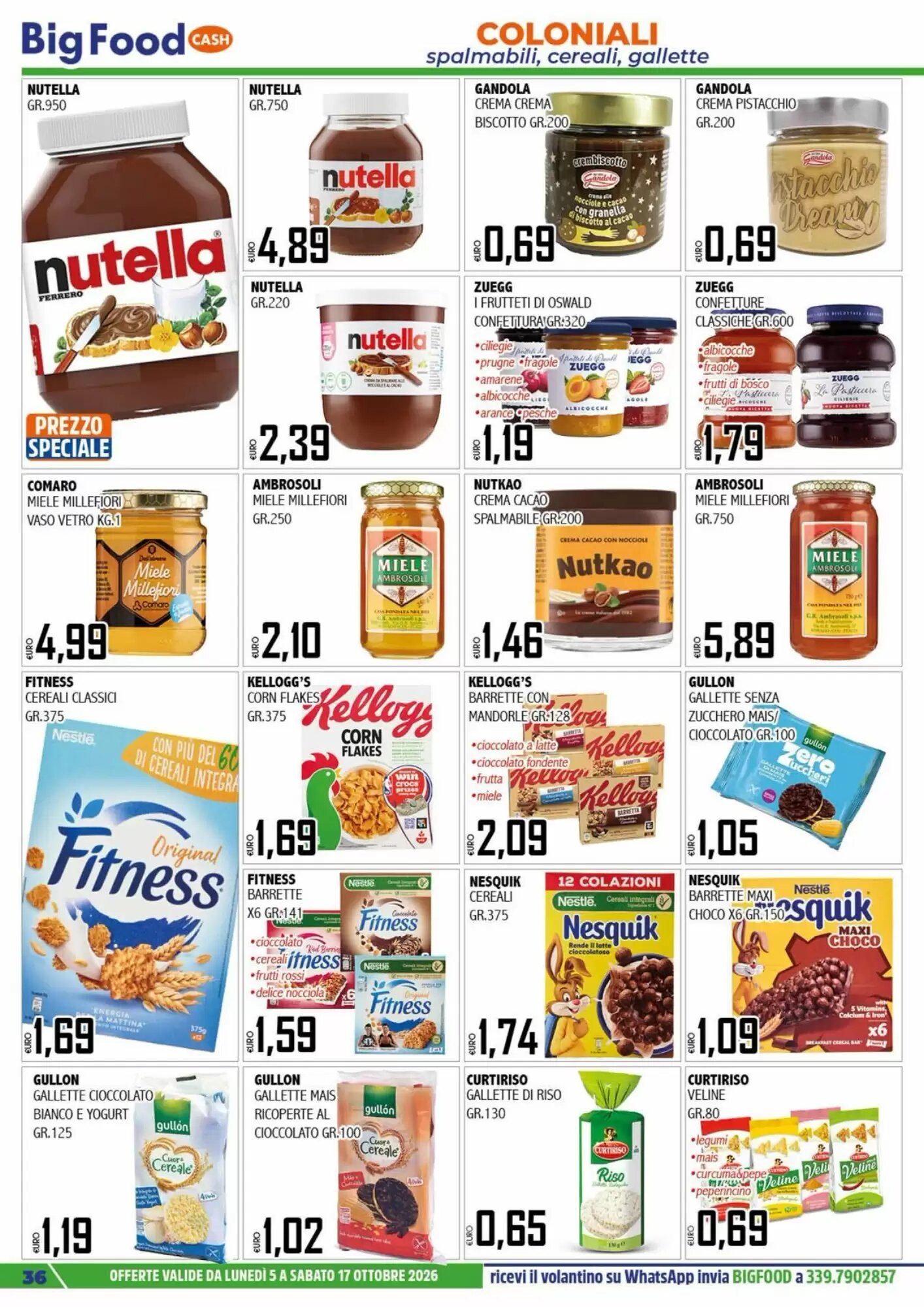Volantino promozionale Big Food  valide dal 05/10/2026 - Pagina 36.