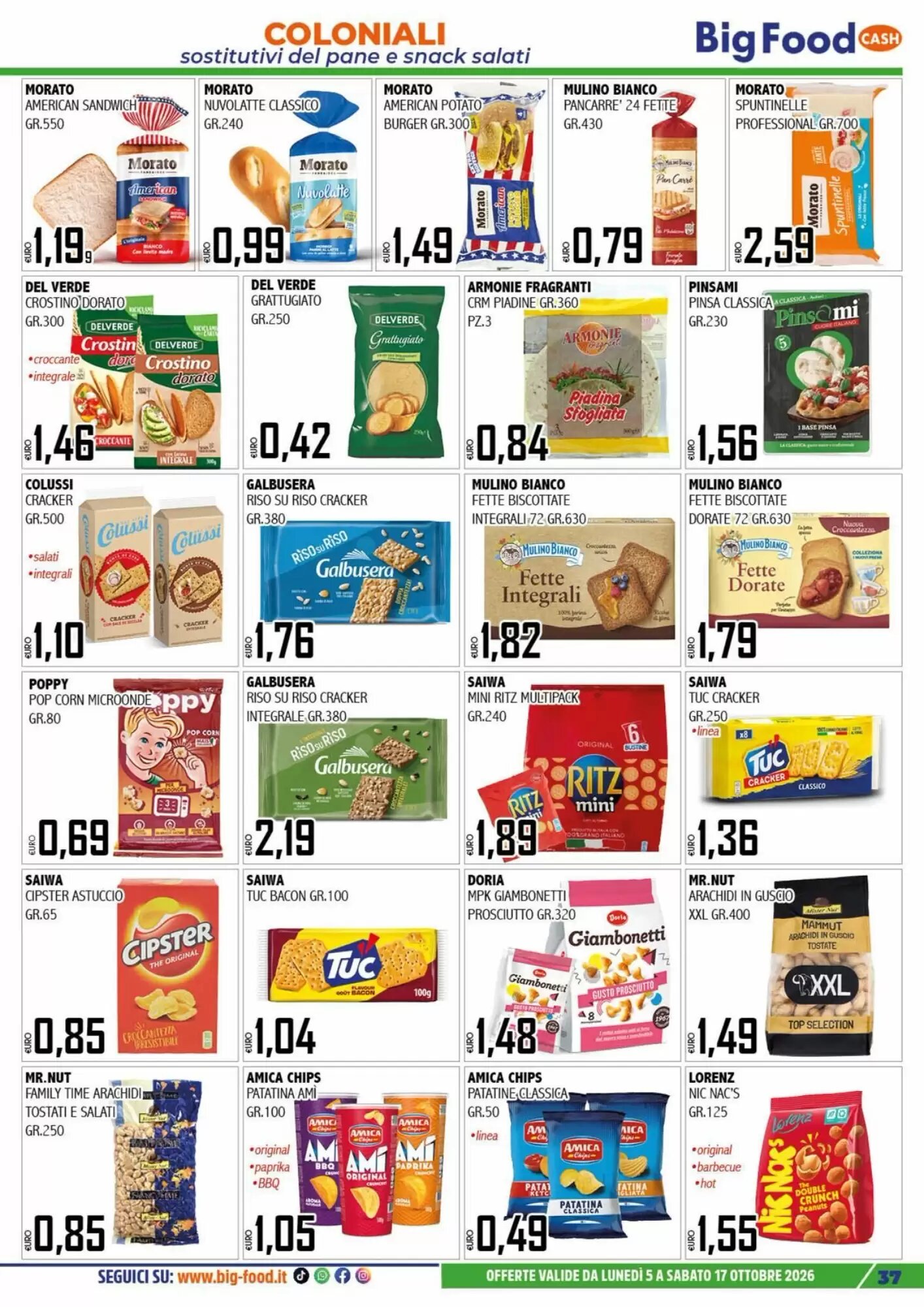 Volantino promozionale Big Food  valide dal 05/10/2026 - Pagina 37.