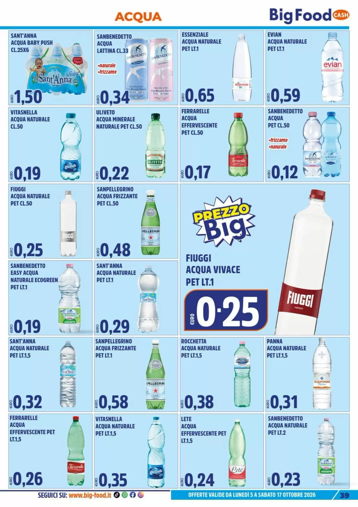 Volantino promozionale Big Food  valide dal 05/10/2026 - Pagina 39.