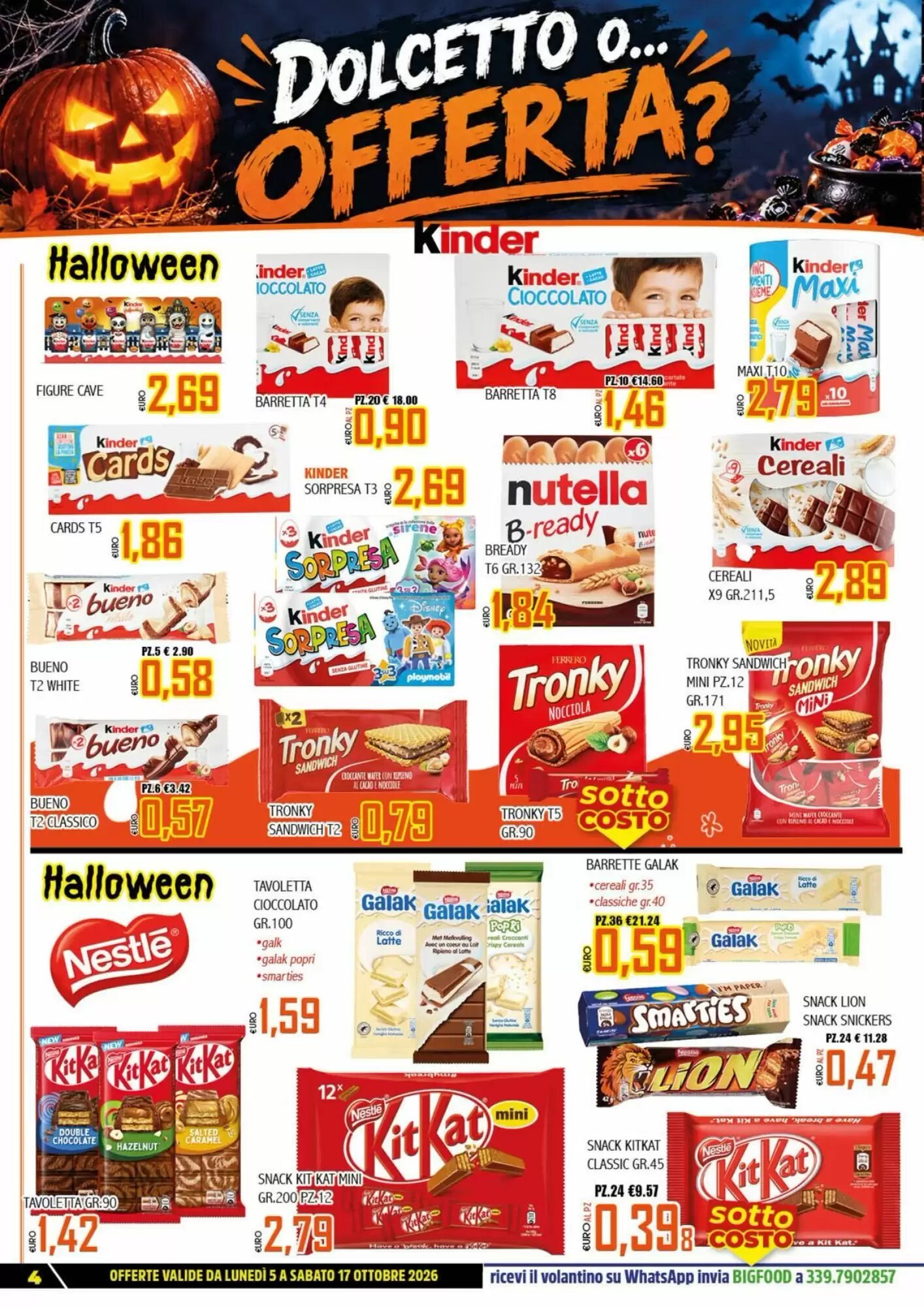 Volantino promozionale Big Food  valide dal 05/10/2026 - Pagina 4.