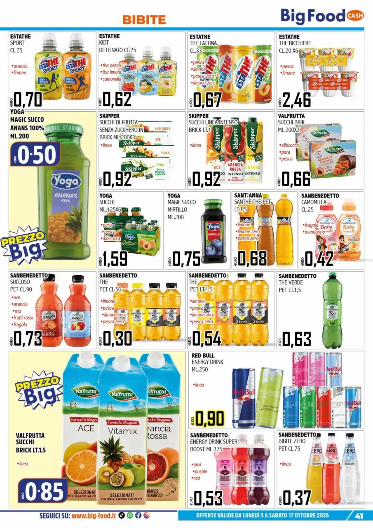 Volantino promozionale Big Food  valide dal 05/10/2026 - Pagina 41.