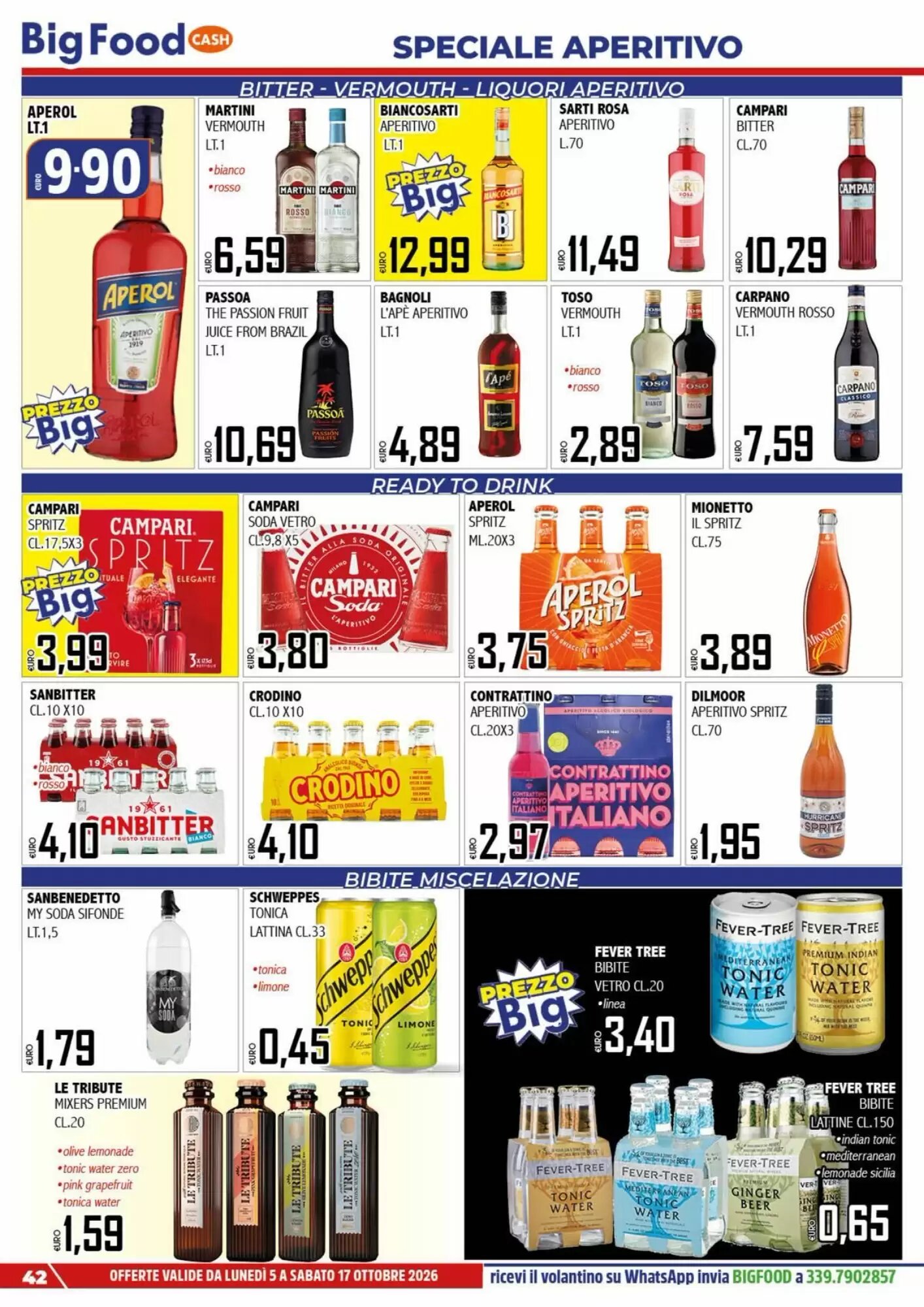 Volantino promozionale Big Food  valide dal 05/10/2026 - Pagina 42.