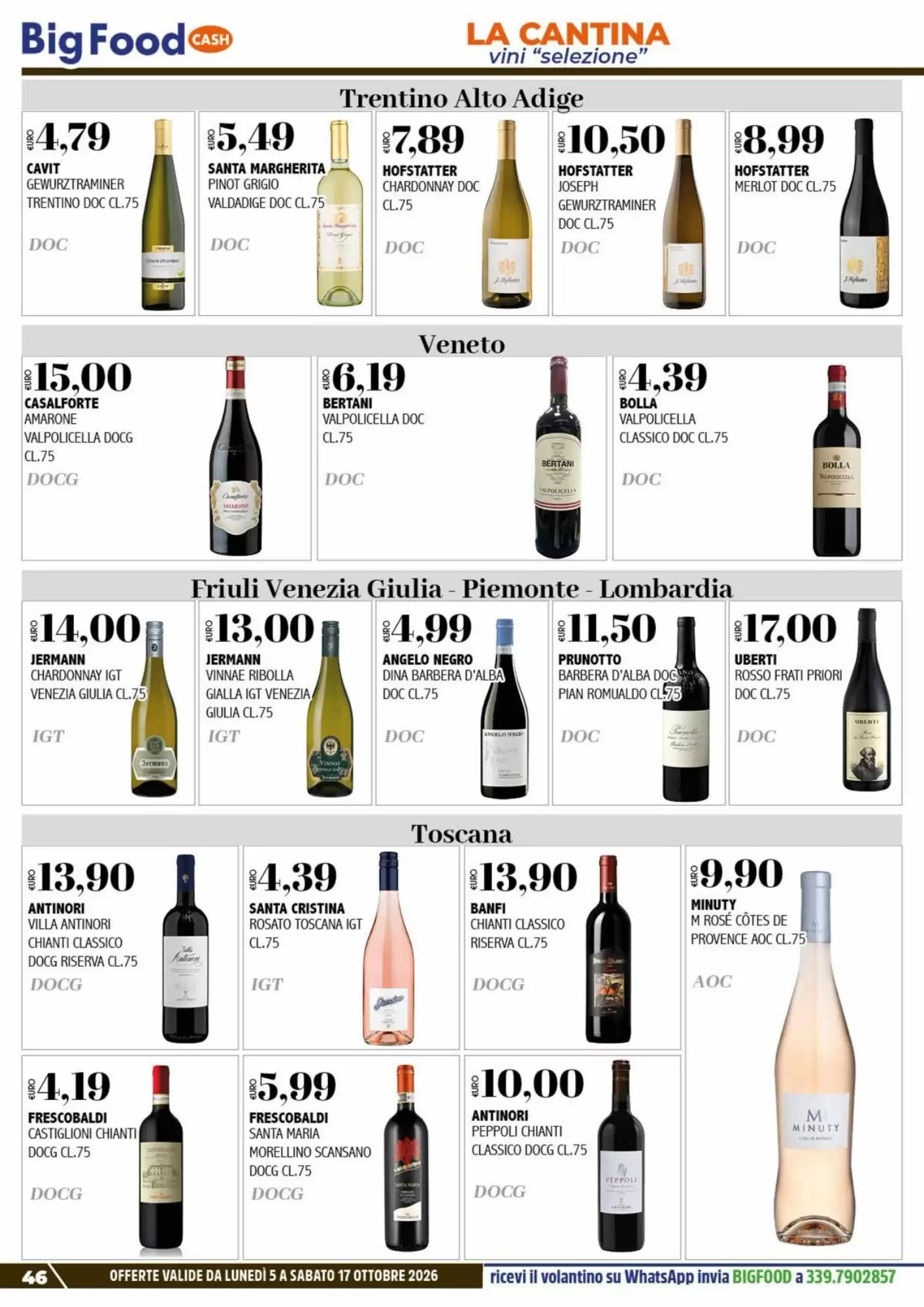 Volantino promozionale Big Food  valide dal 05/10/2026 - Pagina 46.