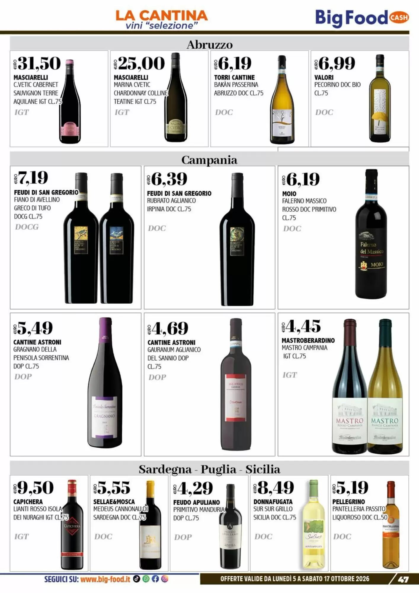 Volantino promozionale Big Food  valide dal 05/10/2026 - Pagina 47.
