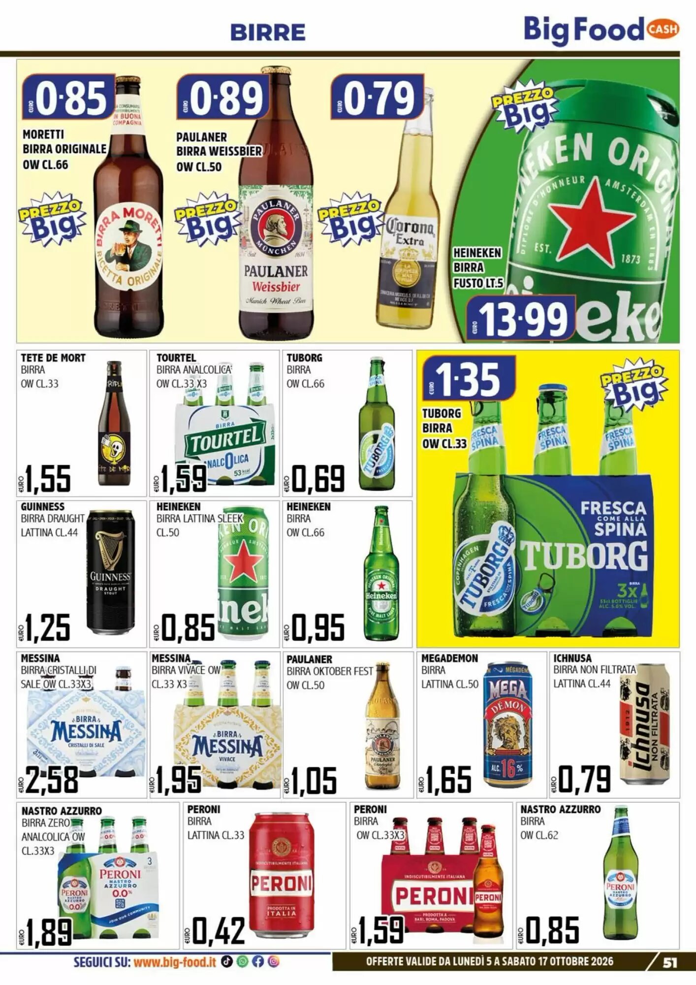 Volantino promozionale Big Food  valide dal 05/10/2026 - Pagina 51.
