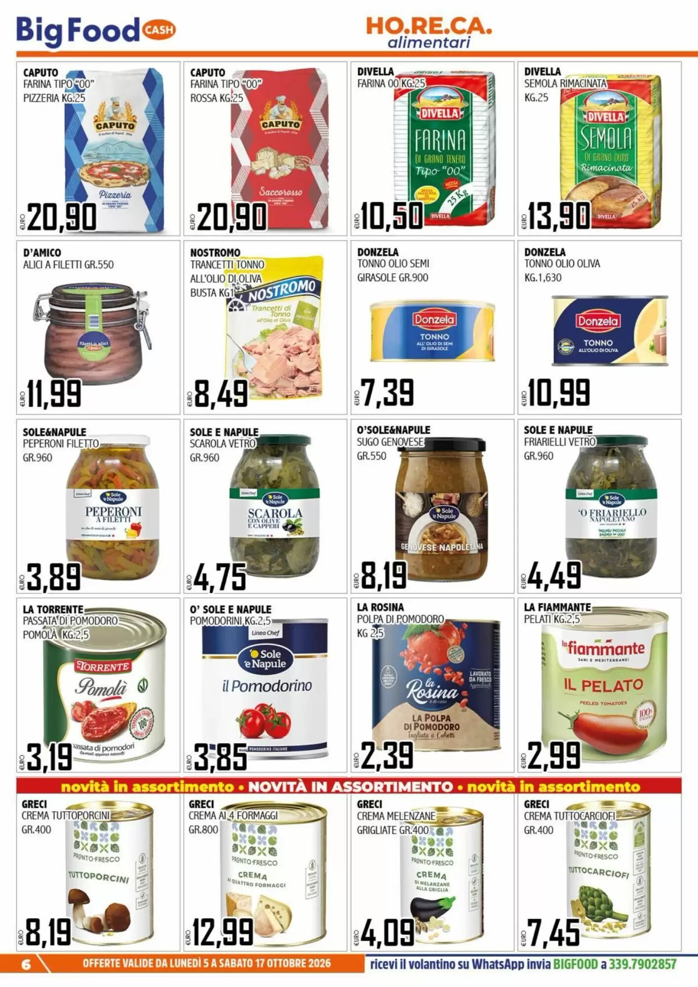 Volantino promozionale Big Food  valide dal 05/10/2026 - Pagina 6.
