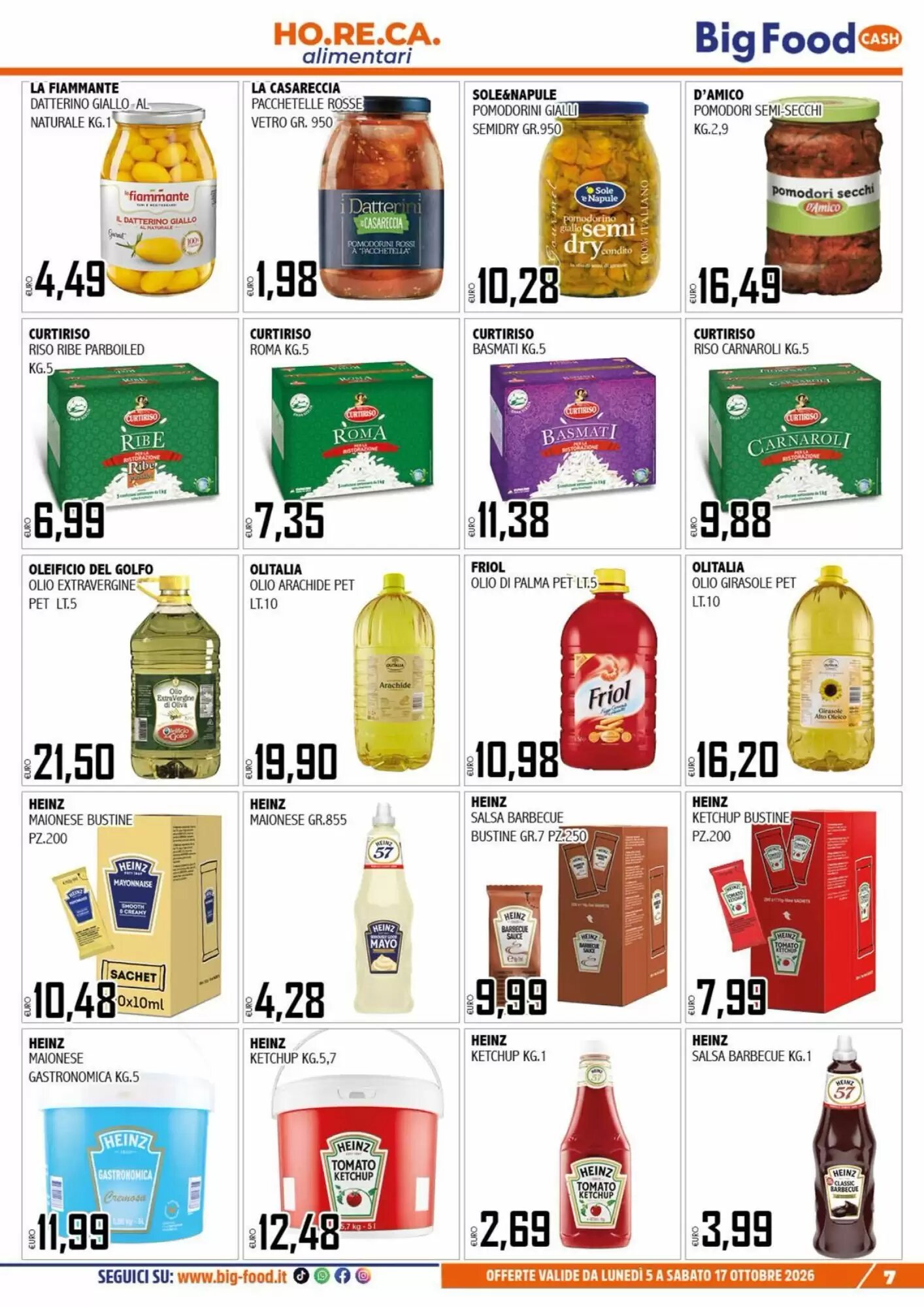 Volantino promozionale Big Food  valide dal 05/10/2026 - Pagina 7.