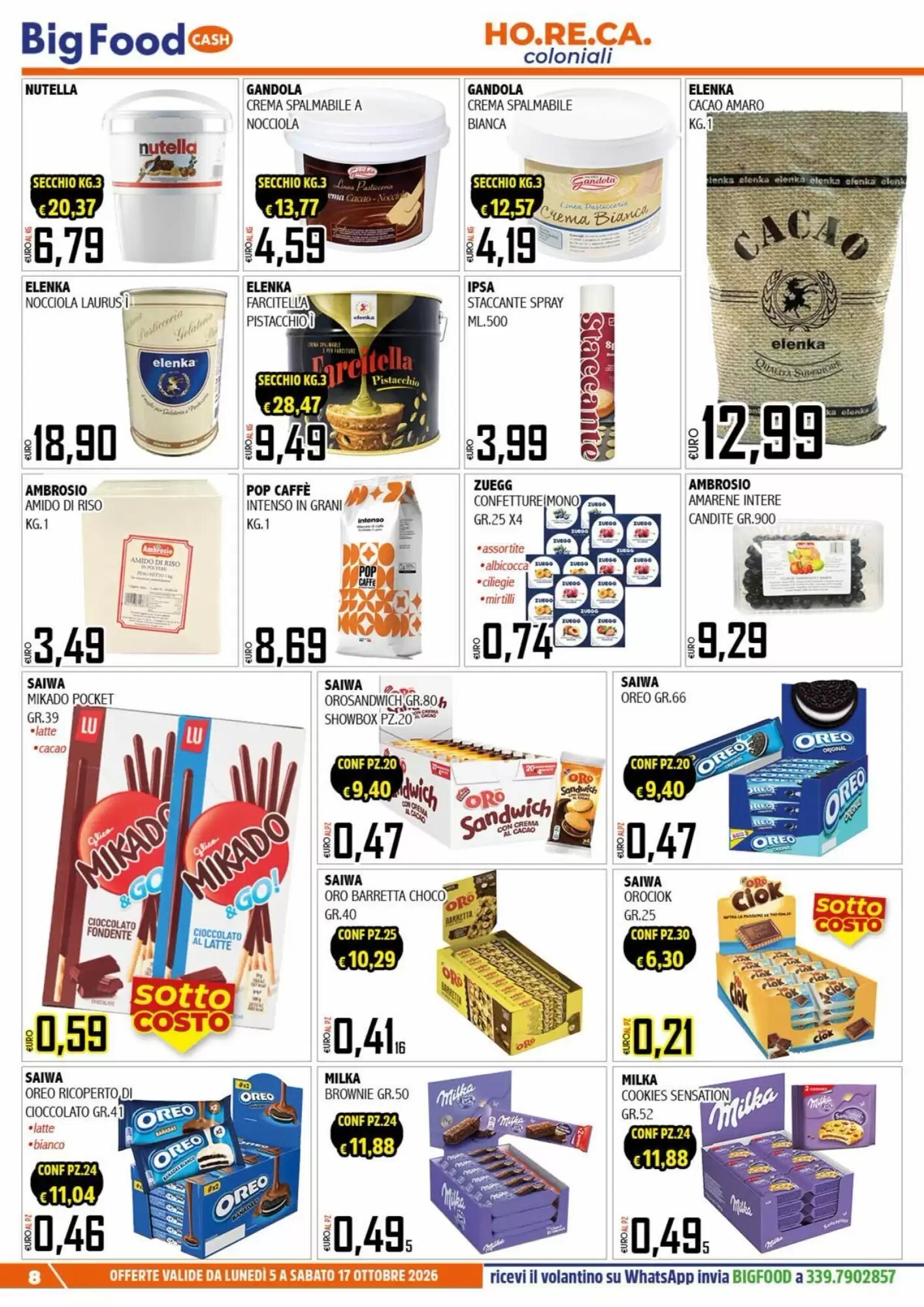 Volantino promozionale Big Food  valide dal 05/10/2026 - Pagina 8.