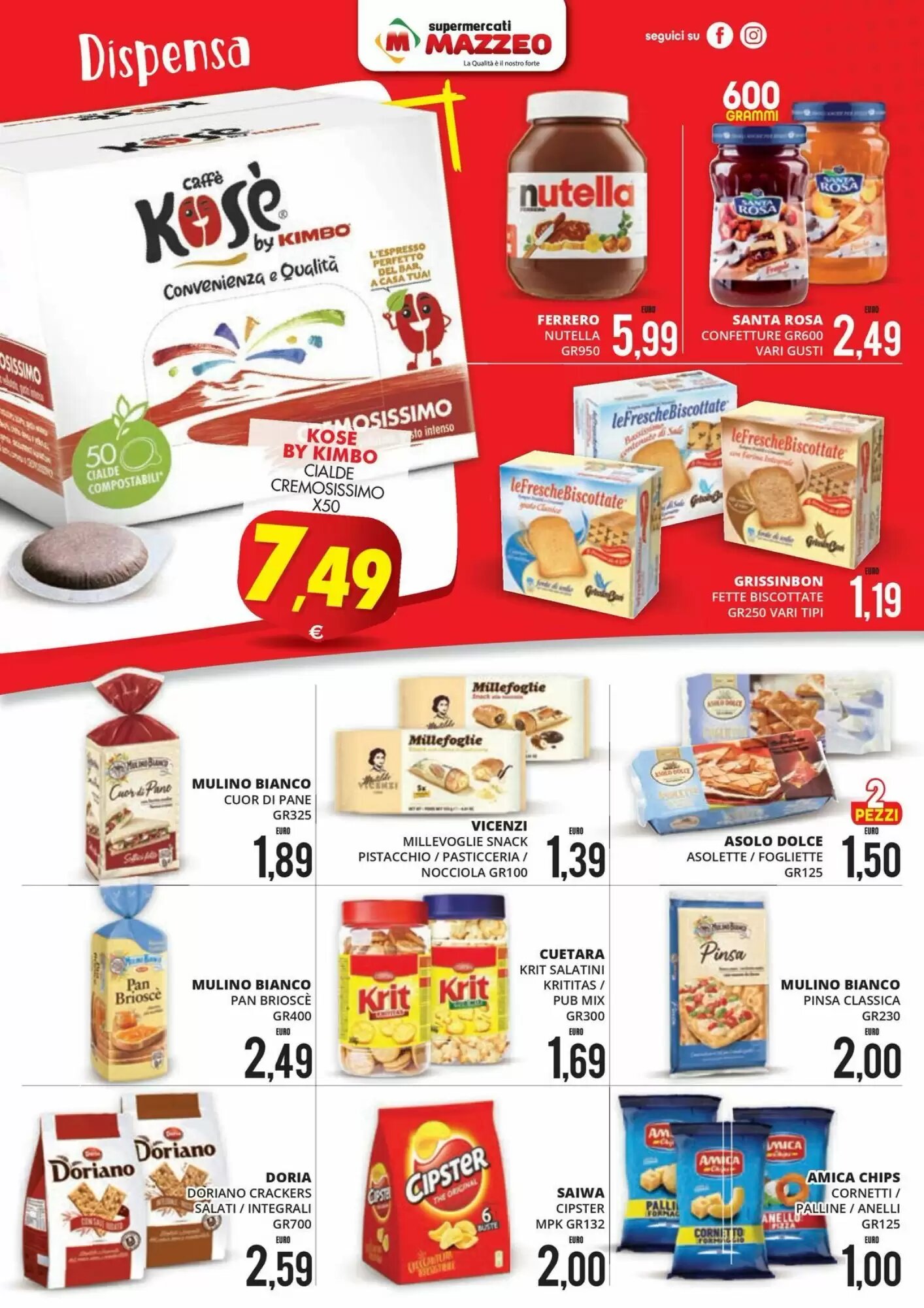 Volantino promozionale Mazzeo Supermercati  valide dal 05/10/2026 - Pagina 8.