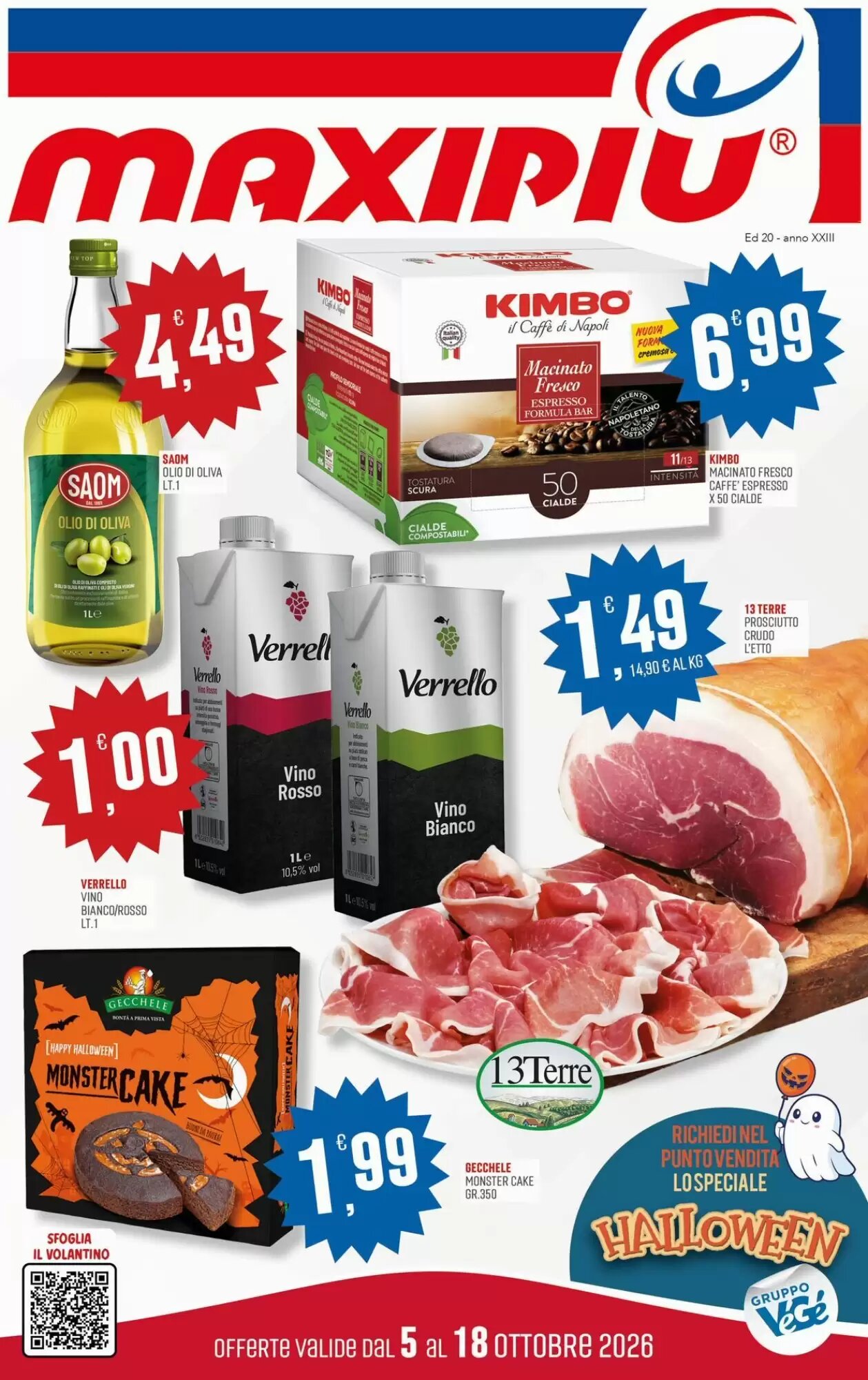 Volantino promozionale Maxipiù  valide dal 05/10/2026 - Pagina 1.