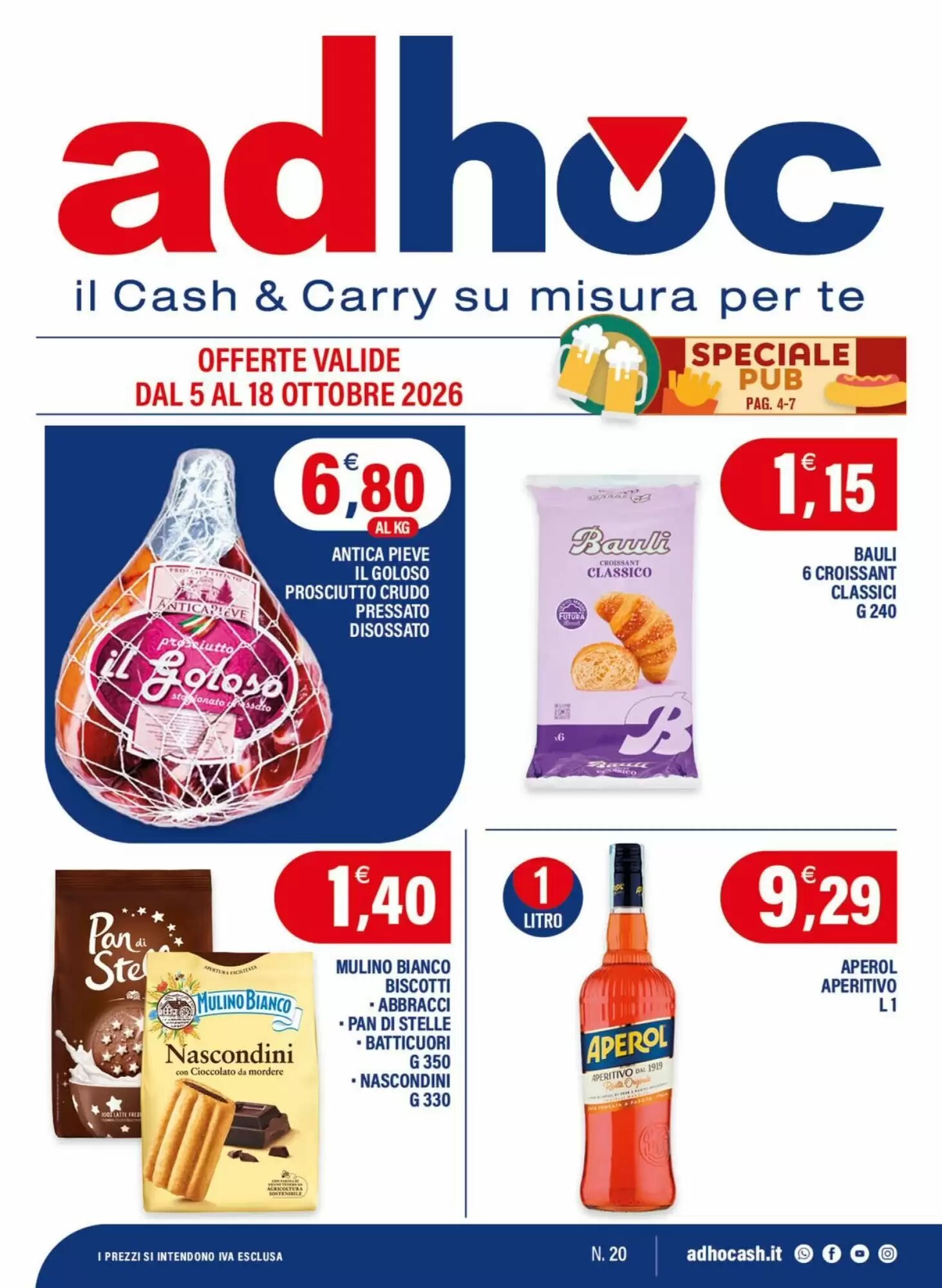 Volantino promozionale Adhoc valide dal 05/10/2026 - Pagina 1.