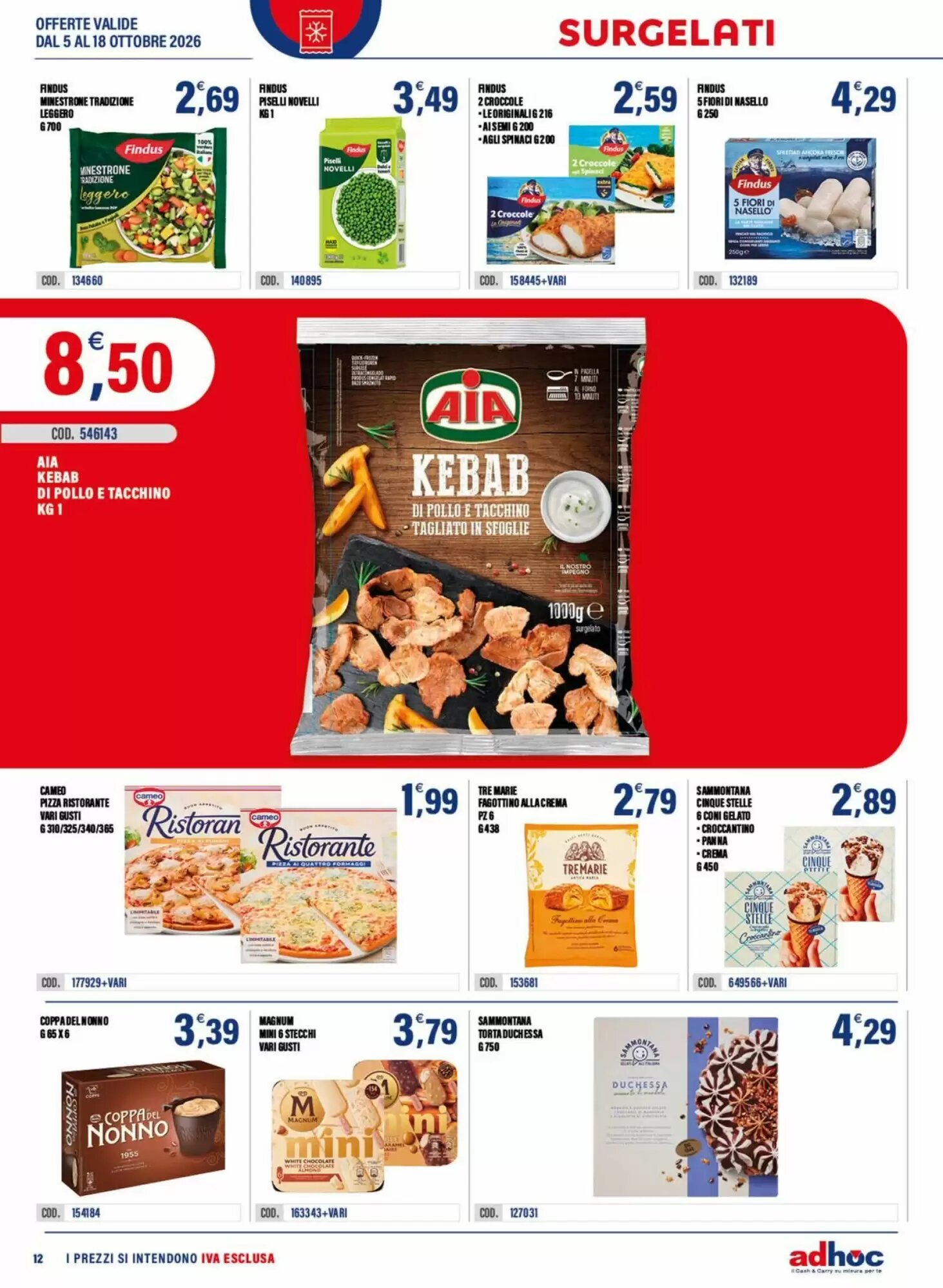 Volantino promozionale Adhoc  valide dal 05/10/2026 - Pagina 12.
