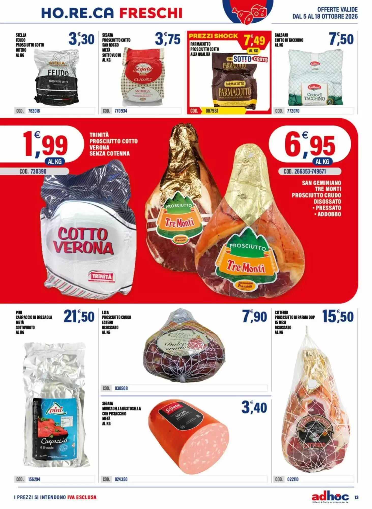 Volantino promozionale Adhoc  valide dal 05/10/2026 - Pagina 13.