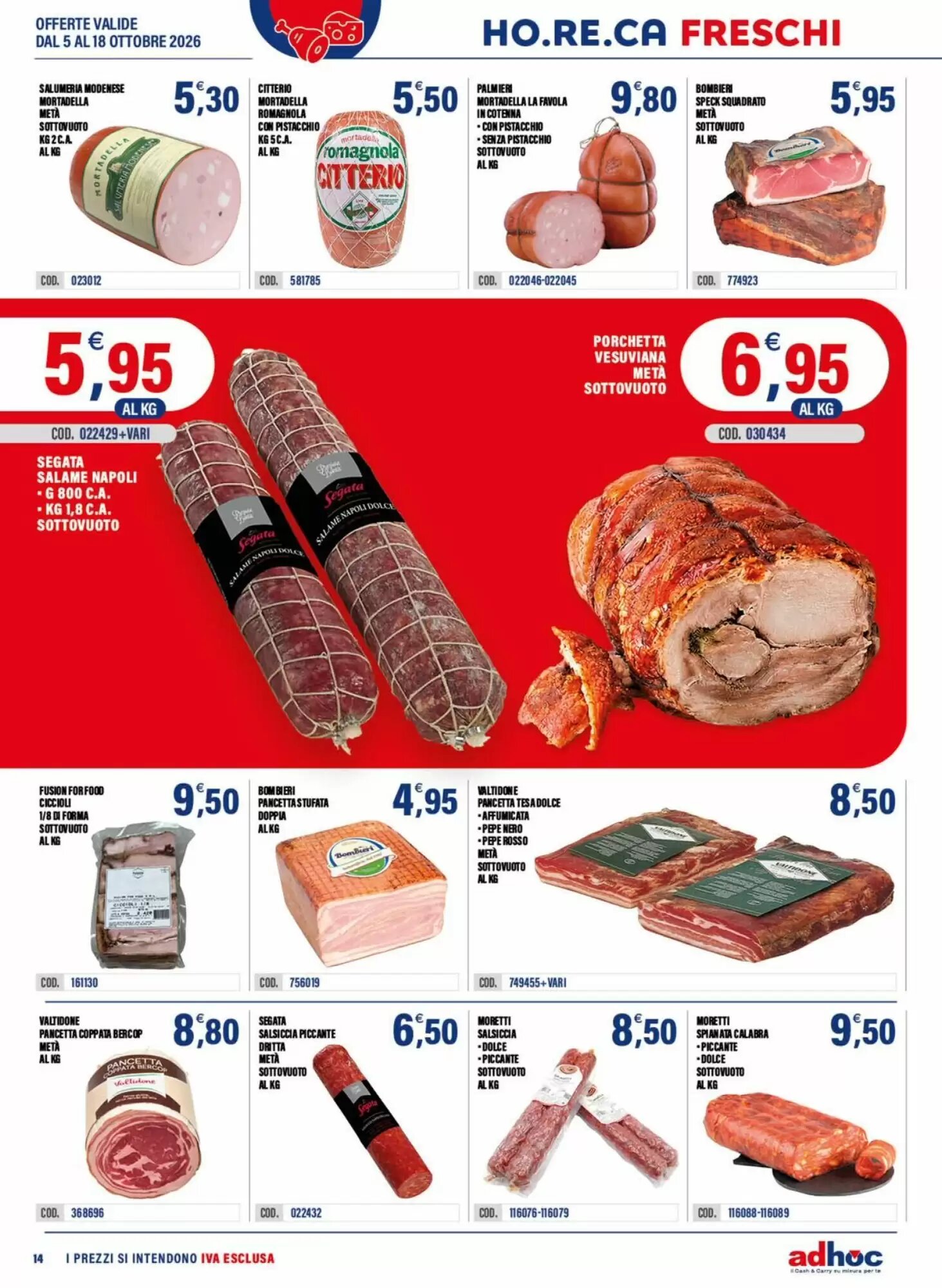 Volantino promozionale Adhoc  valide dal 05/10/2026 - Pagina 14.