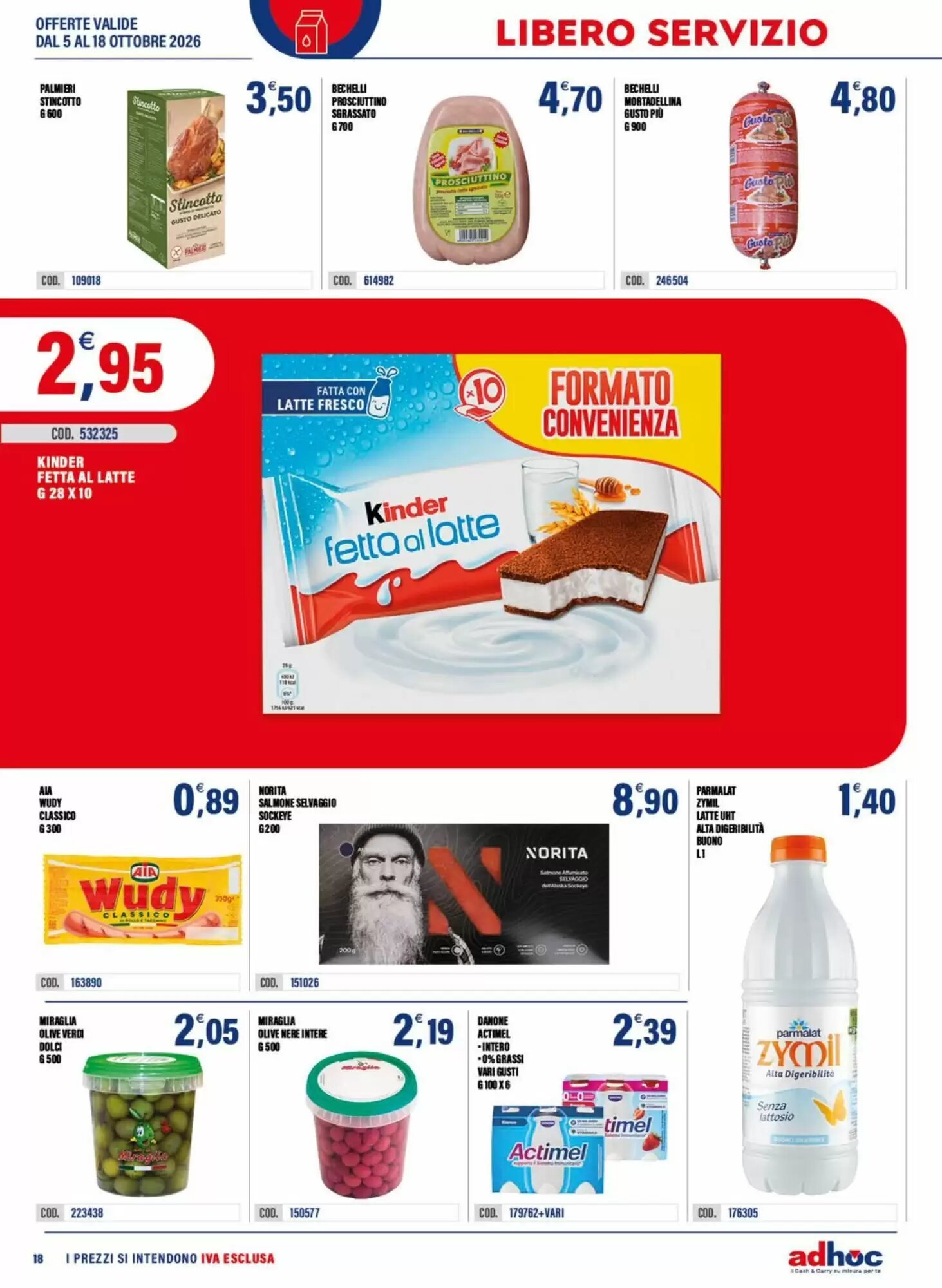 Volantino promozionale Adhoc  valide dal 05/10/2026 - Pagina 18.