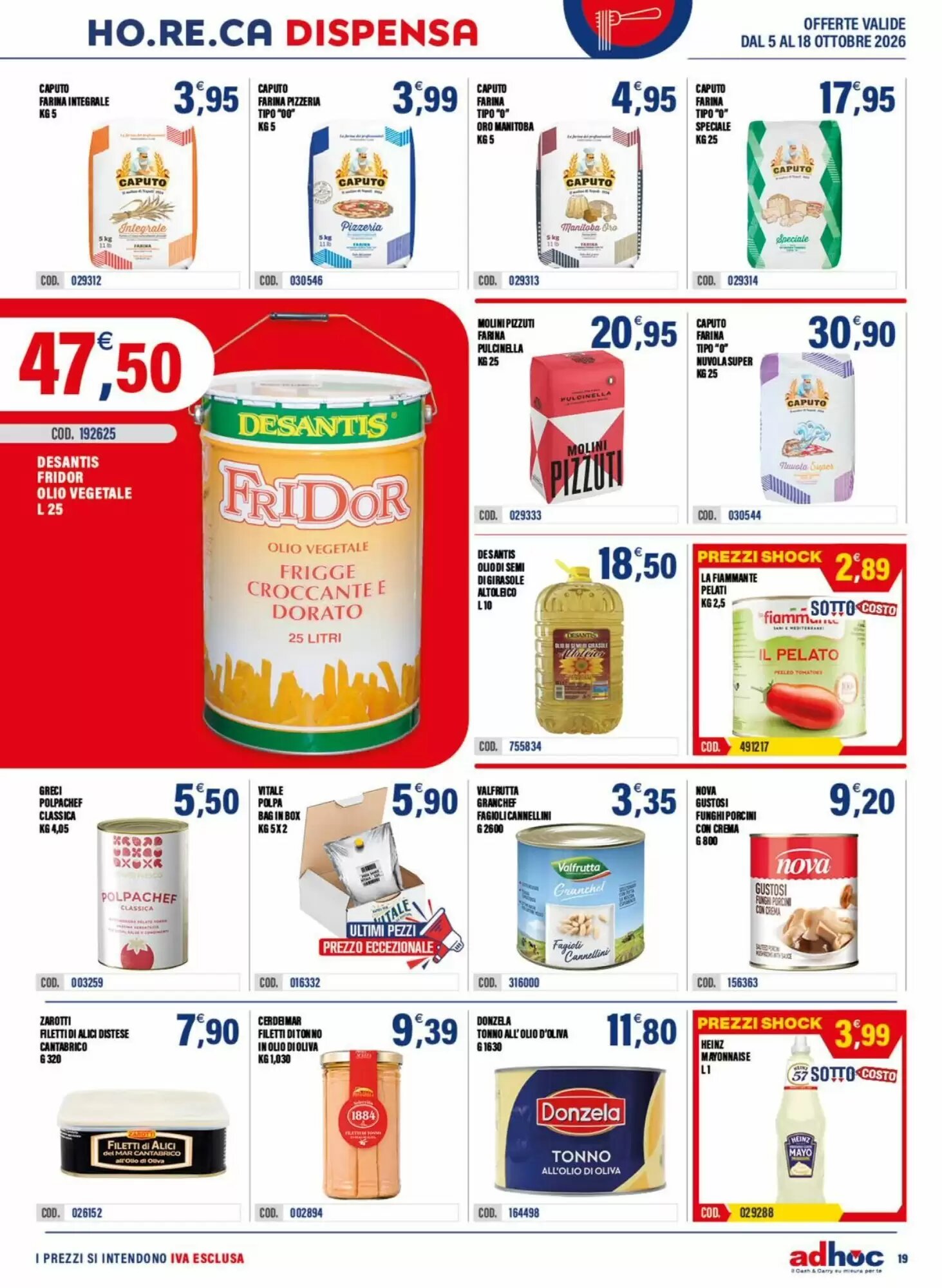 Volantino promozionale Adhoc  valide dal 05/10/2026 - Pagina 19.