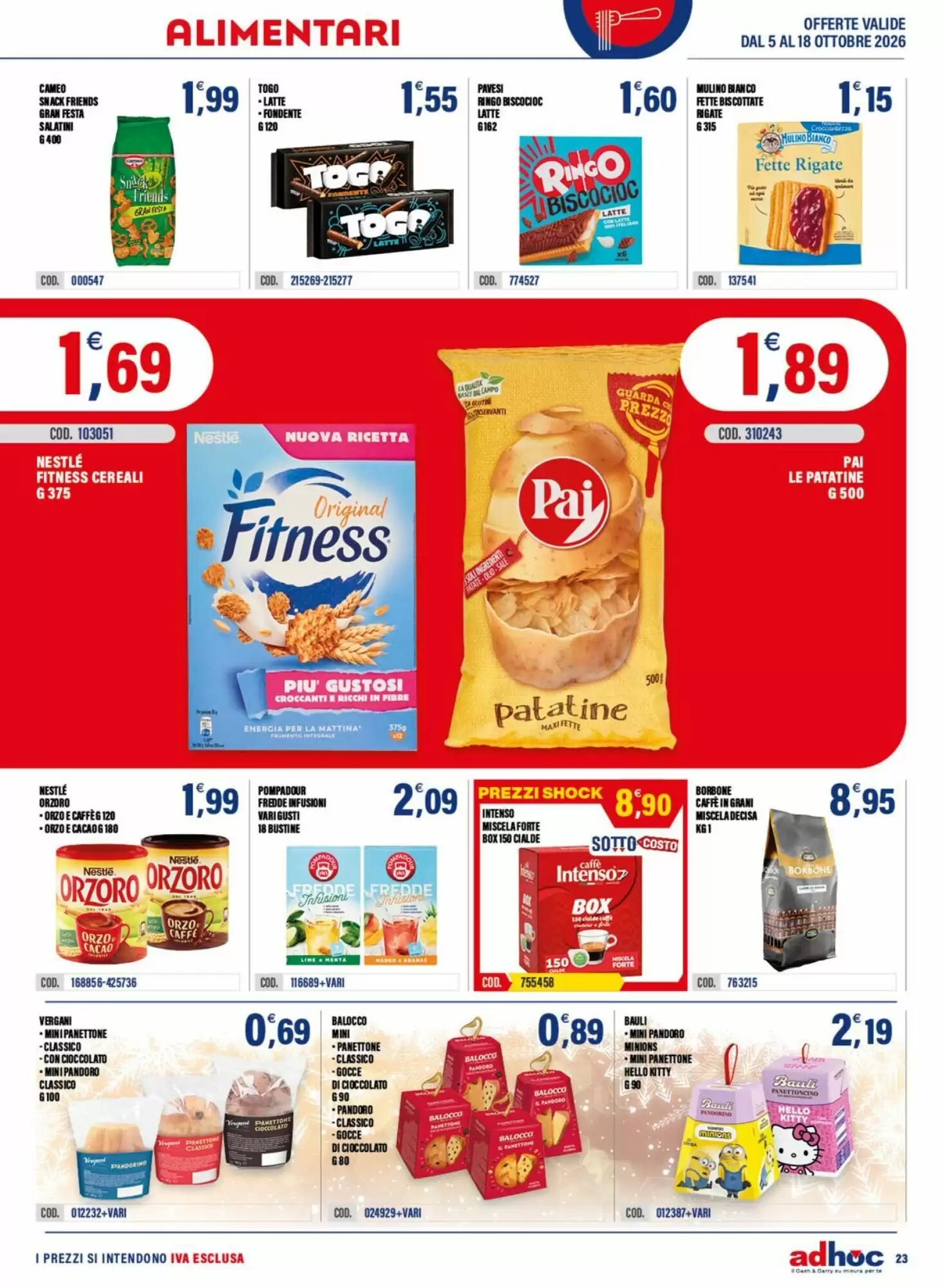 Volantino promozionale Adhoc  valide dal 05/10/2026 - Pagina 23.