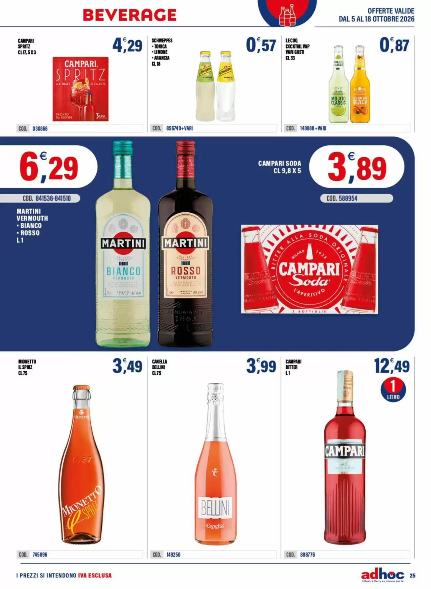 Volantino promozionale Adhoc  valide dal 05/10/2026 - Pagina 25.