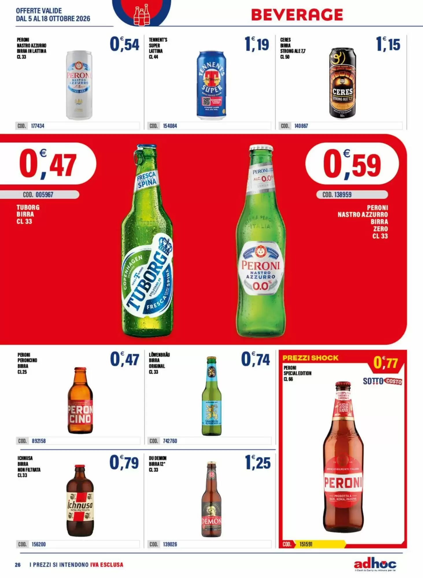 Volantino promozionale Adhoc  valide dal 05/10/2026 - Pagina 26.