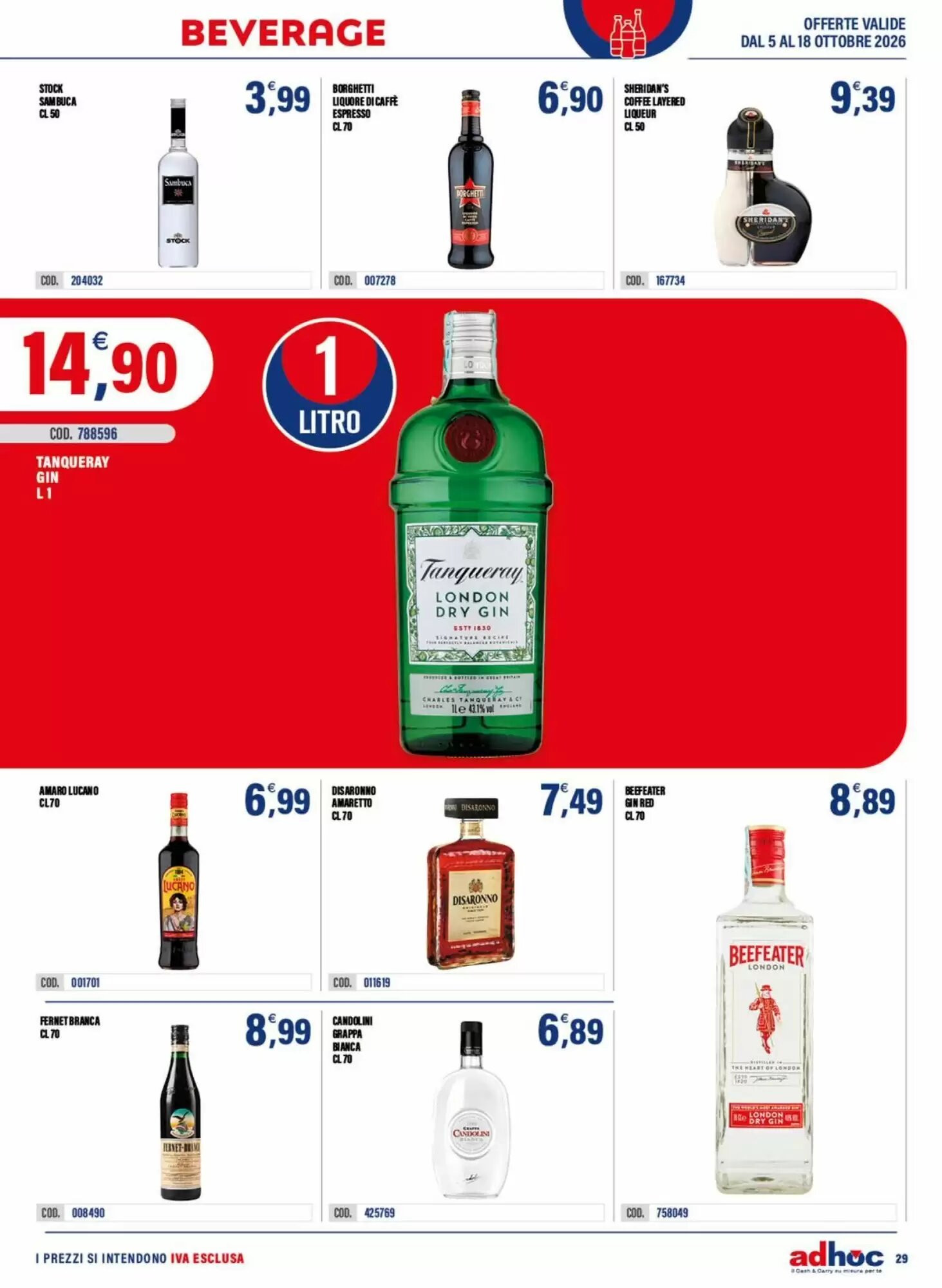 Volantino promozionale Adhoc  valide dal 05/10/2026 - Pagina 29.