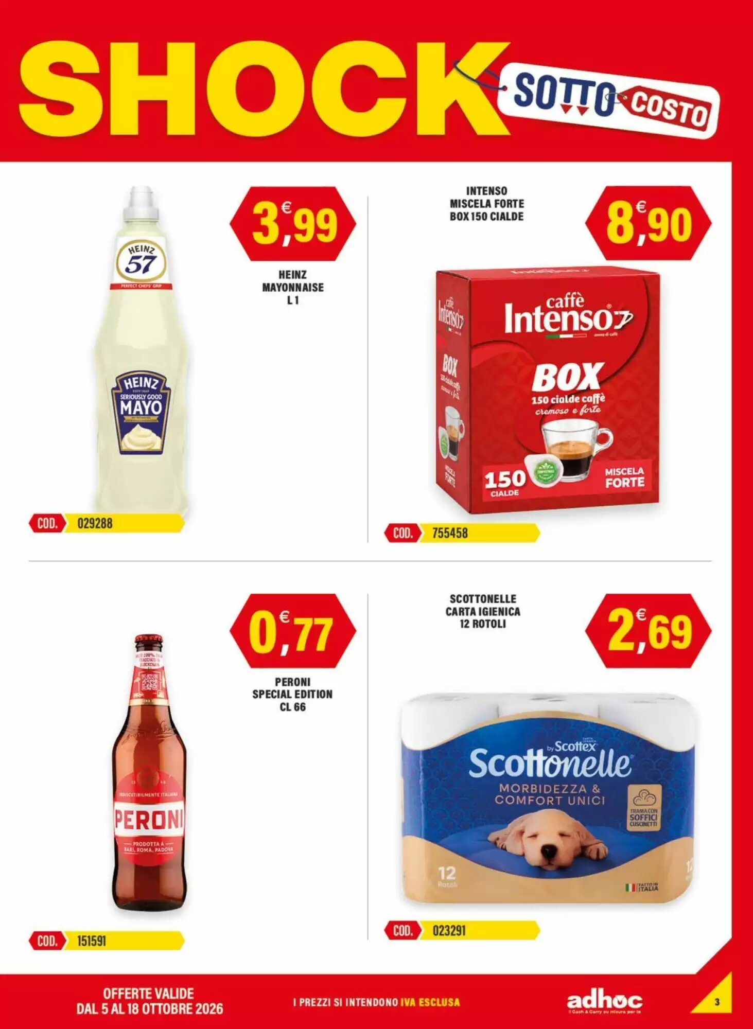 Volantino promozionale Adhoc  valide dal 05/10/2026 - Pagina 3.