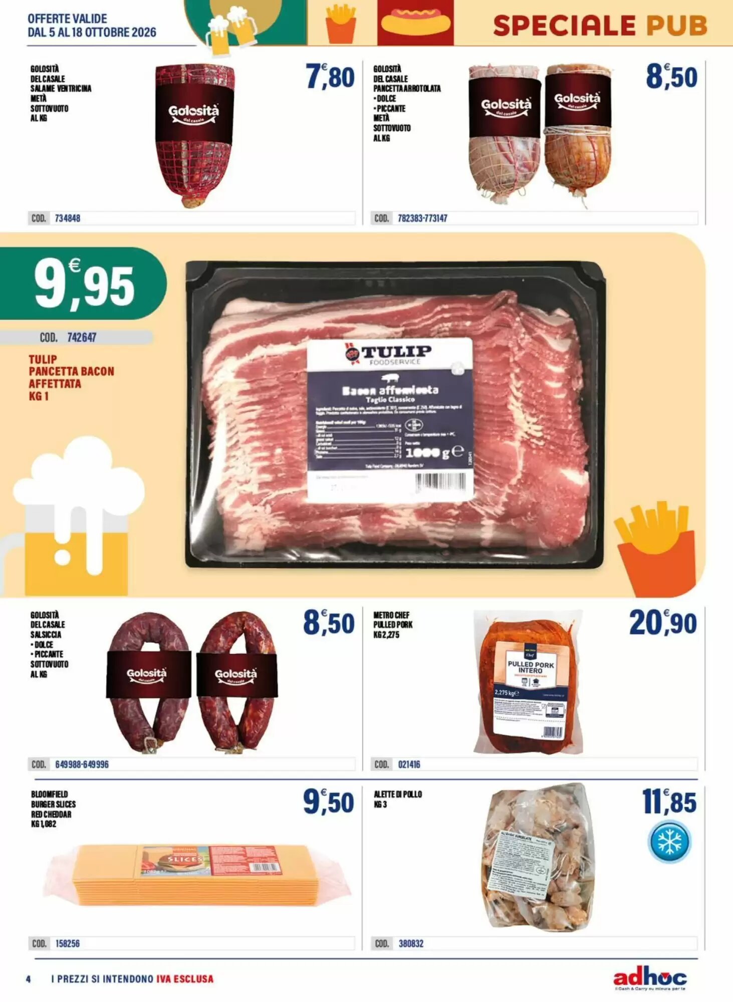 Volantino promozionale Adhoc  valide dal 05/10/2026 - Pagina 4.