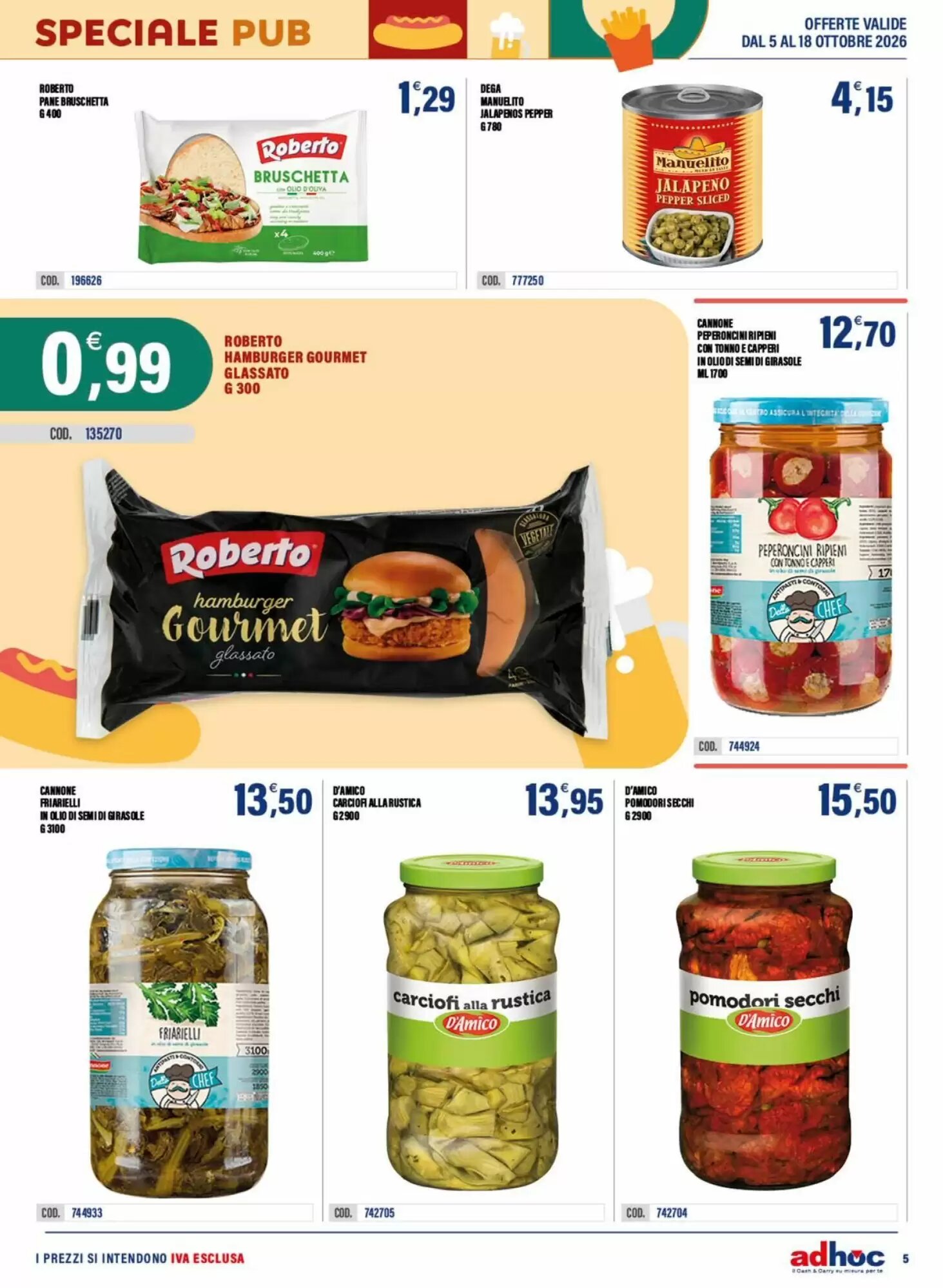 Volantino promozionale Adhoc  valide dal 05/10/2026 - Pagina 5.