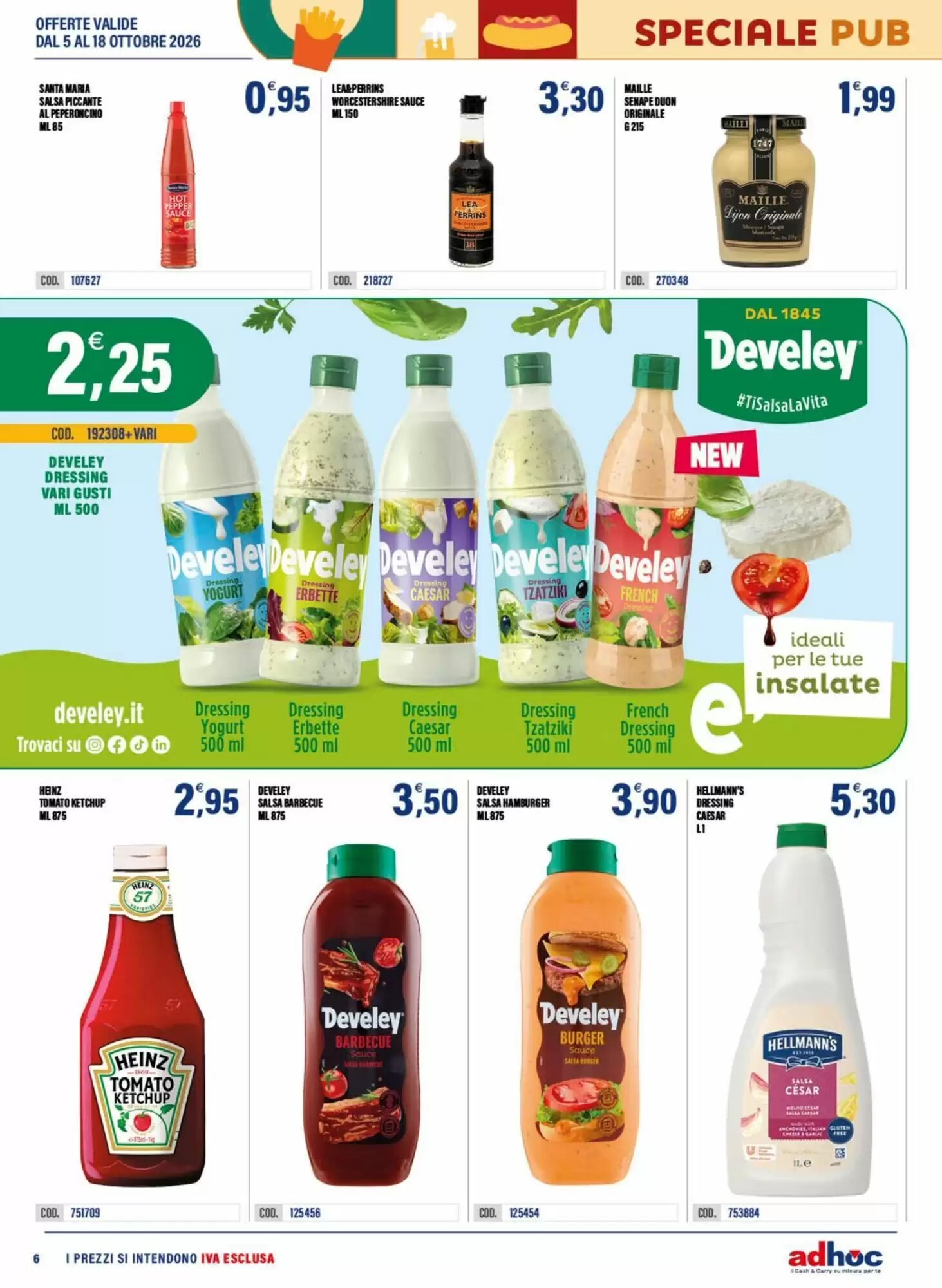 Volantino promozionale Adhoc  valide dal 05/10/2026 - Pagina 6.