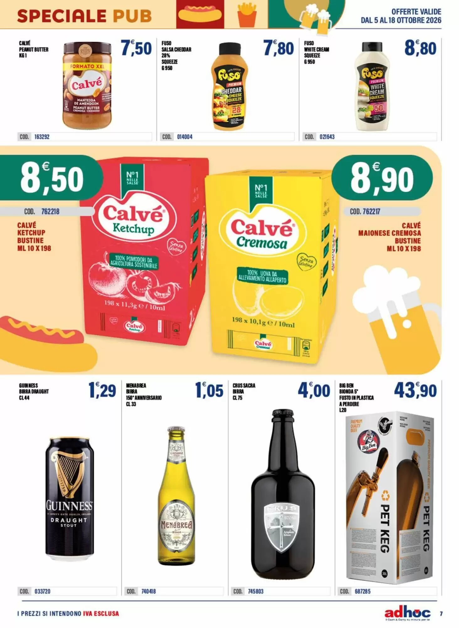 Volantino promozionale Adhoc  valide dal 05/10/2026 - Pagina 7.