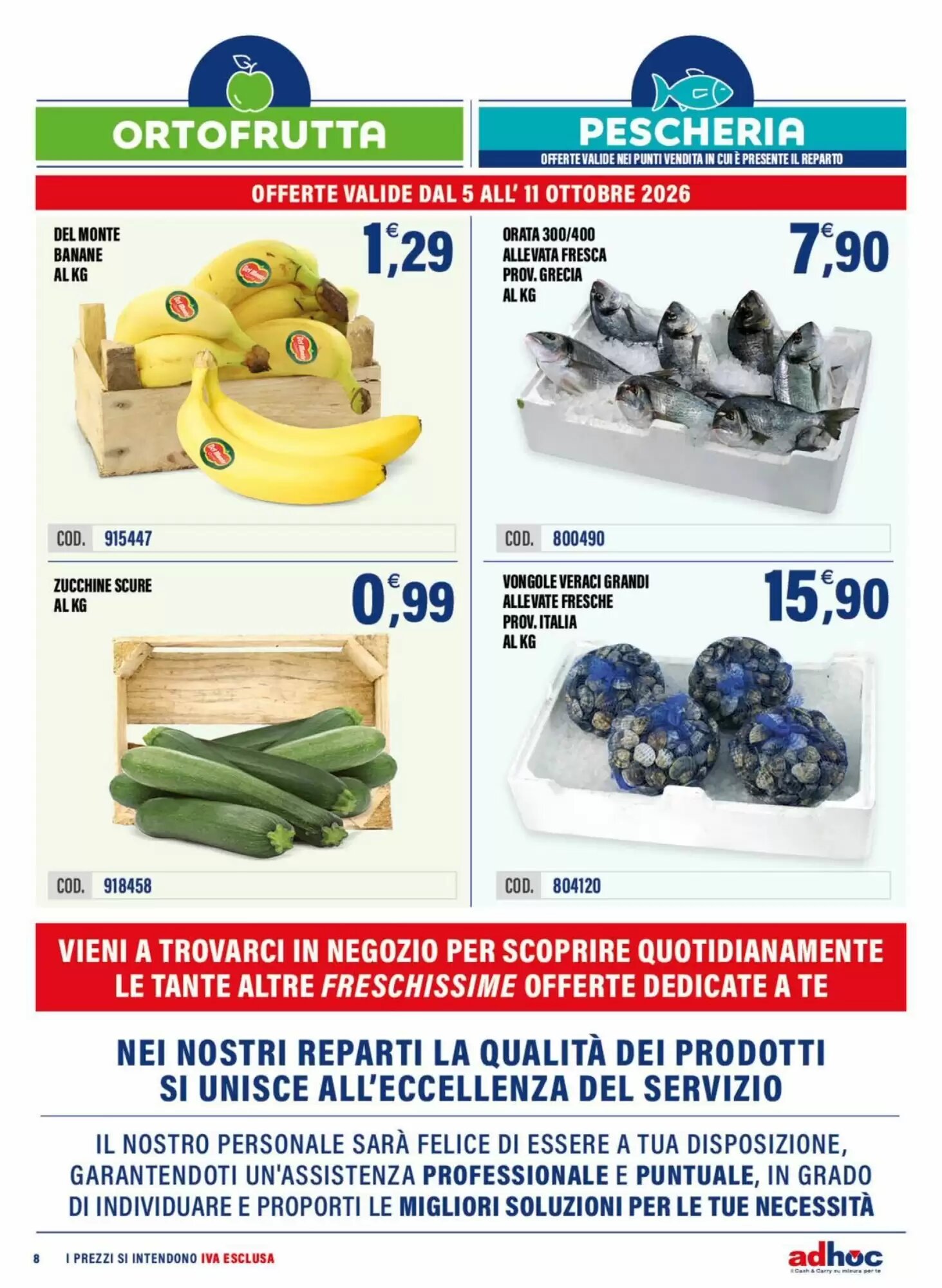 Volantino promozionale Adhoc  valide dal 05/10/2026 - Pagina 8.