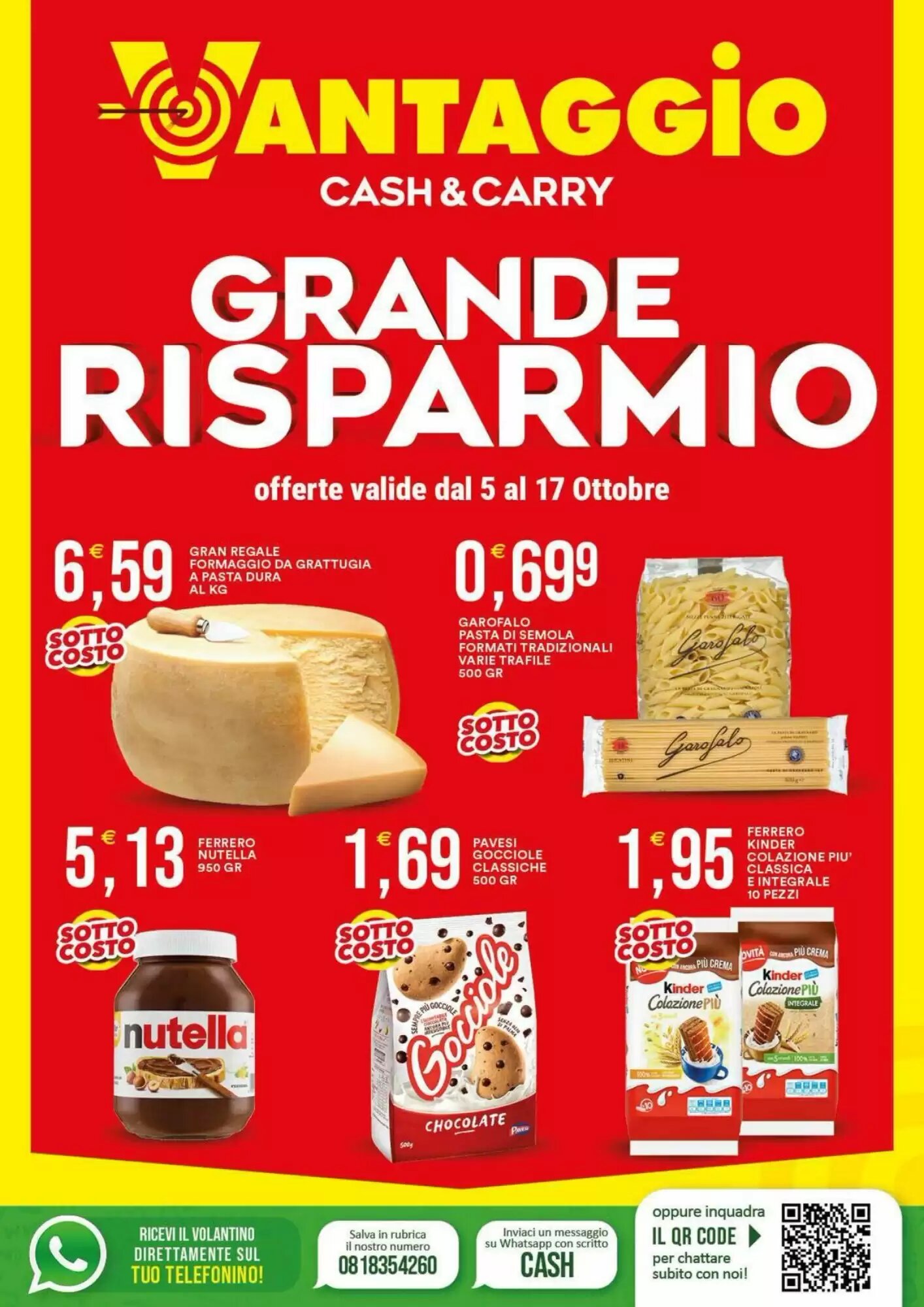 Volantino promozionale Vantaggio Cash&Carry  valide dal 05/10/2026 - Pagina 1.