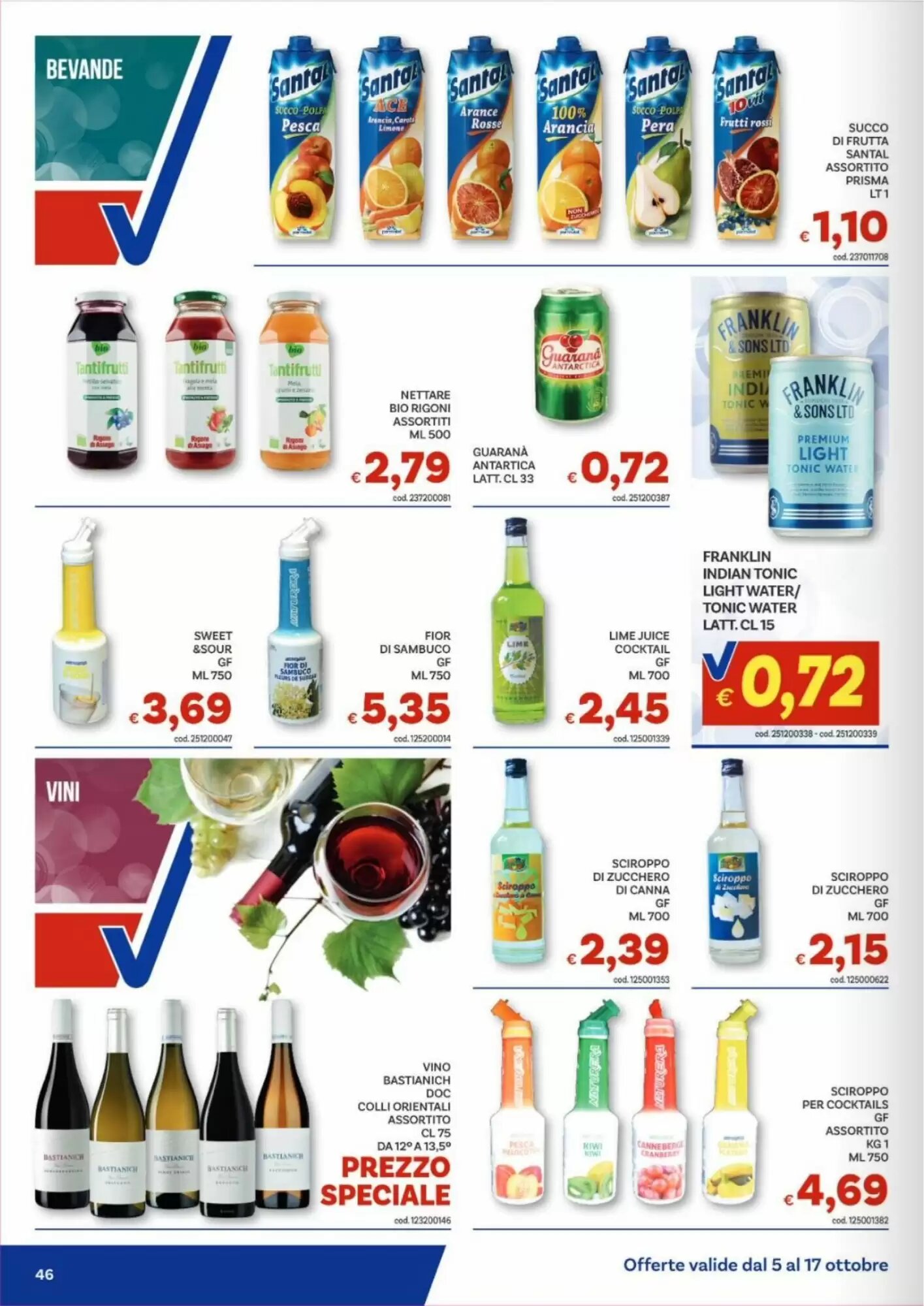 Volantino promozionale Vivo Supermercati  valide dal 05/10/2026 - Pagina 46.