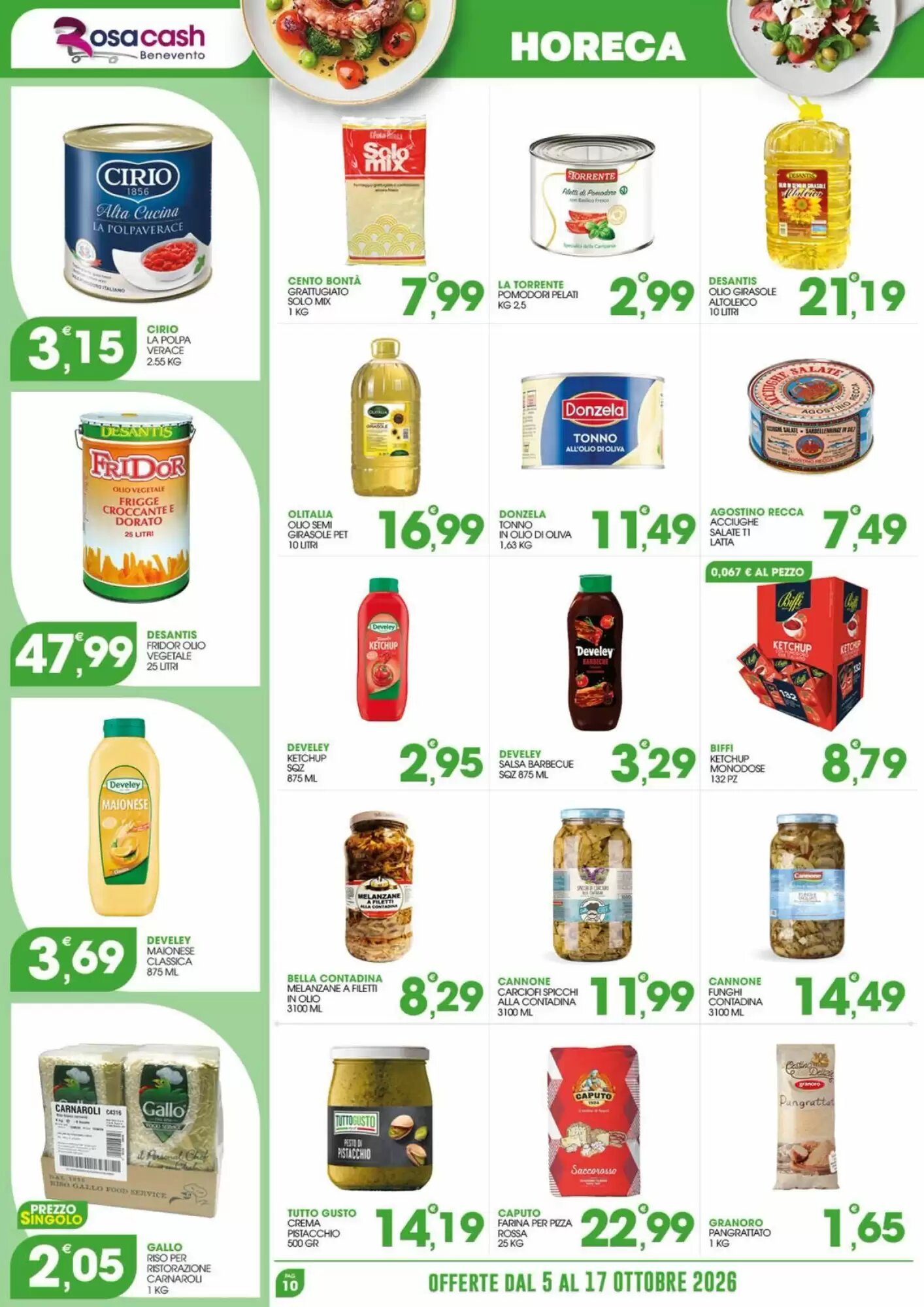 Volantino promozionale Rosa Cash  valide dal 05/10/2026 - Pagina 10.