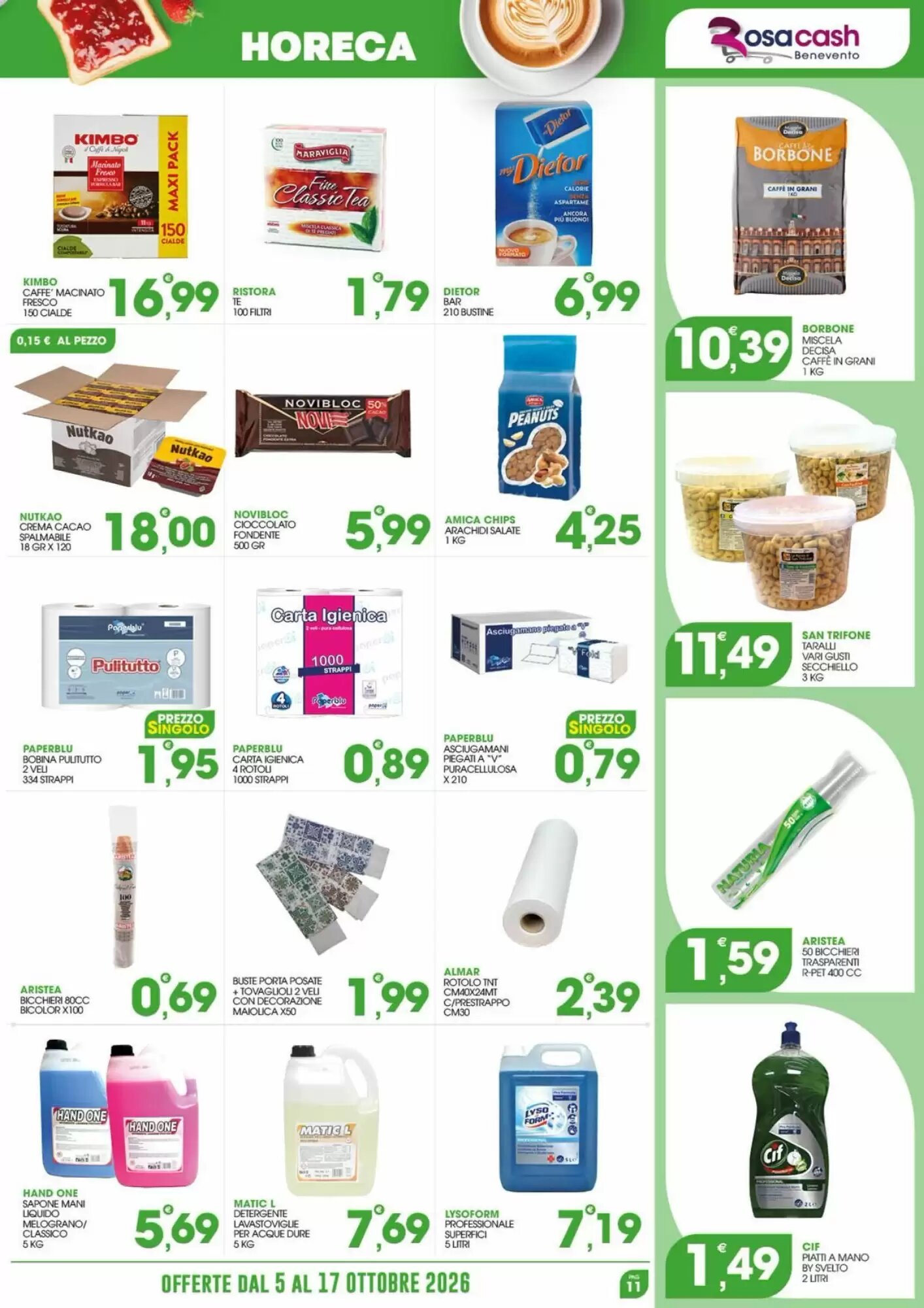 Volantino promozionale Rosa Cash  valide dal 05/10/2026 - Pagina 11.