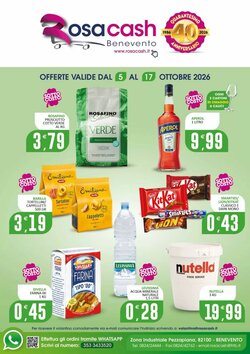 Volantino promozionale Rosa Cash  valide dal 05/10/2026