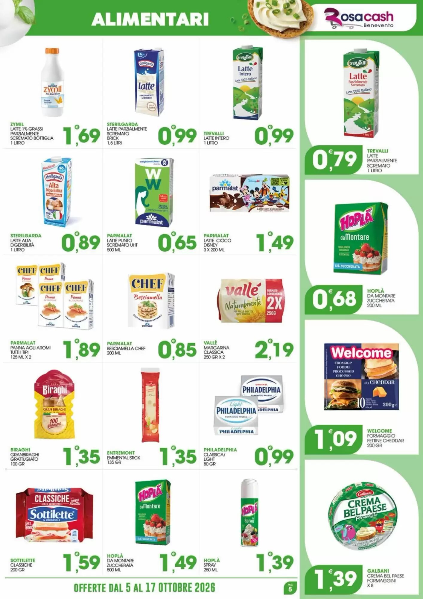 Volantino promozionale Rosa Cash  valide dal 05/10/2026 - Pagina 5.