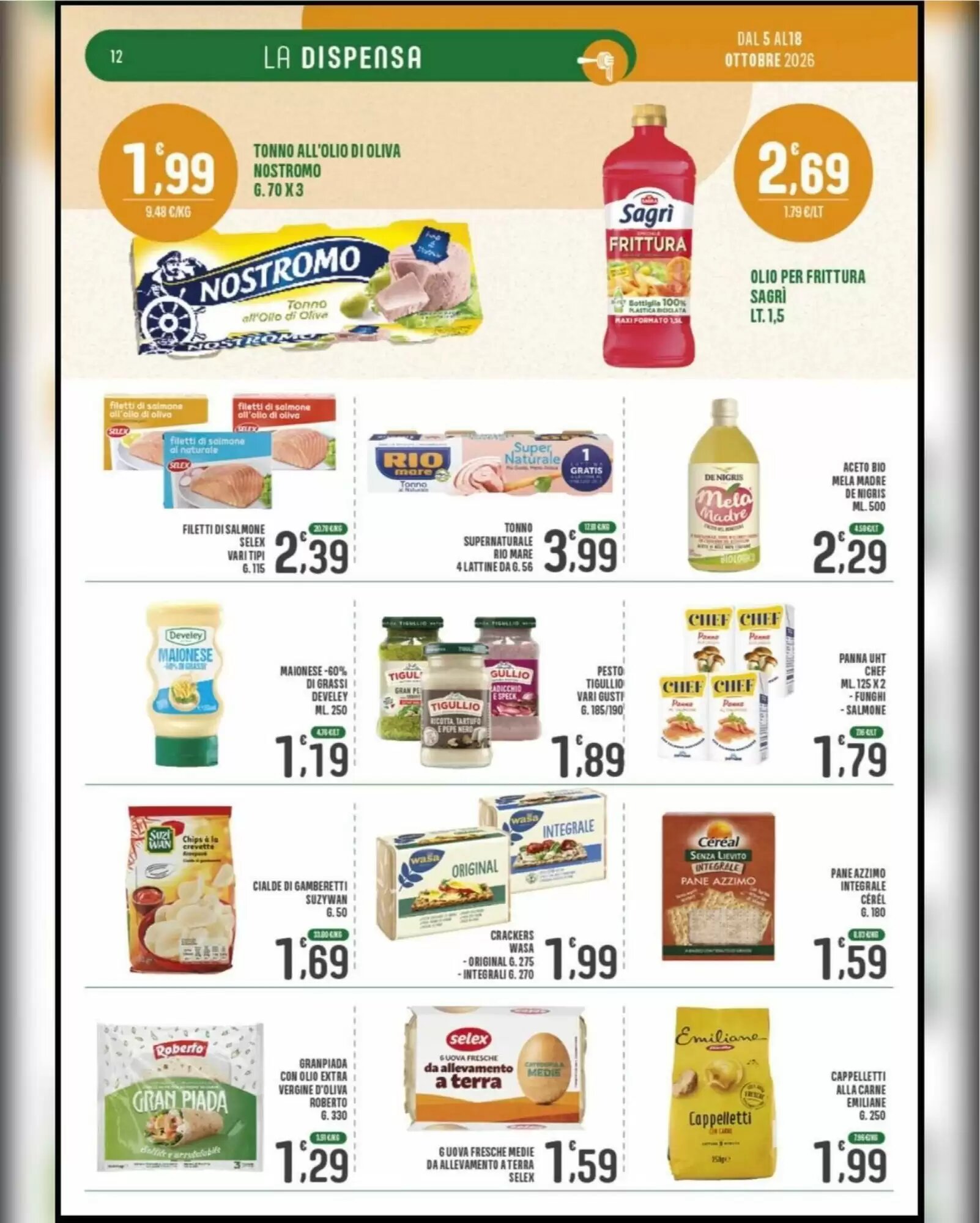 Volantino promozionale La Mimosa Supermercati  valide dal 05/10/2026 - Pagina 12.