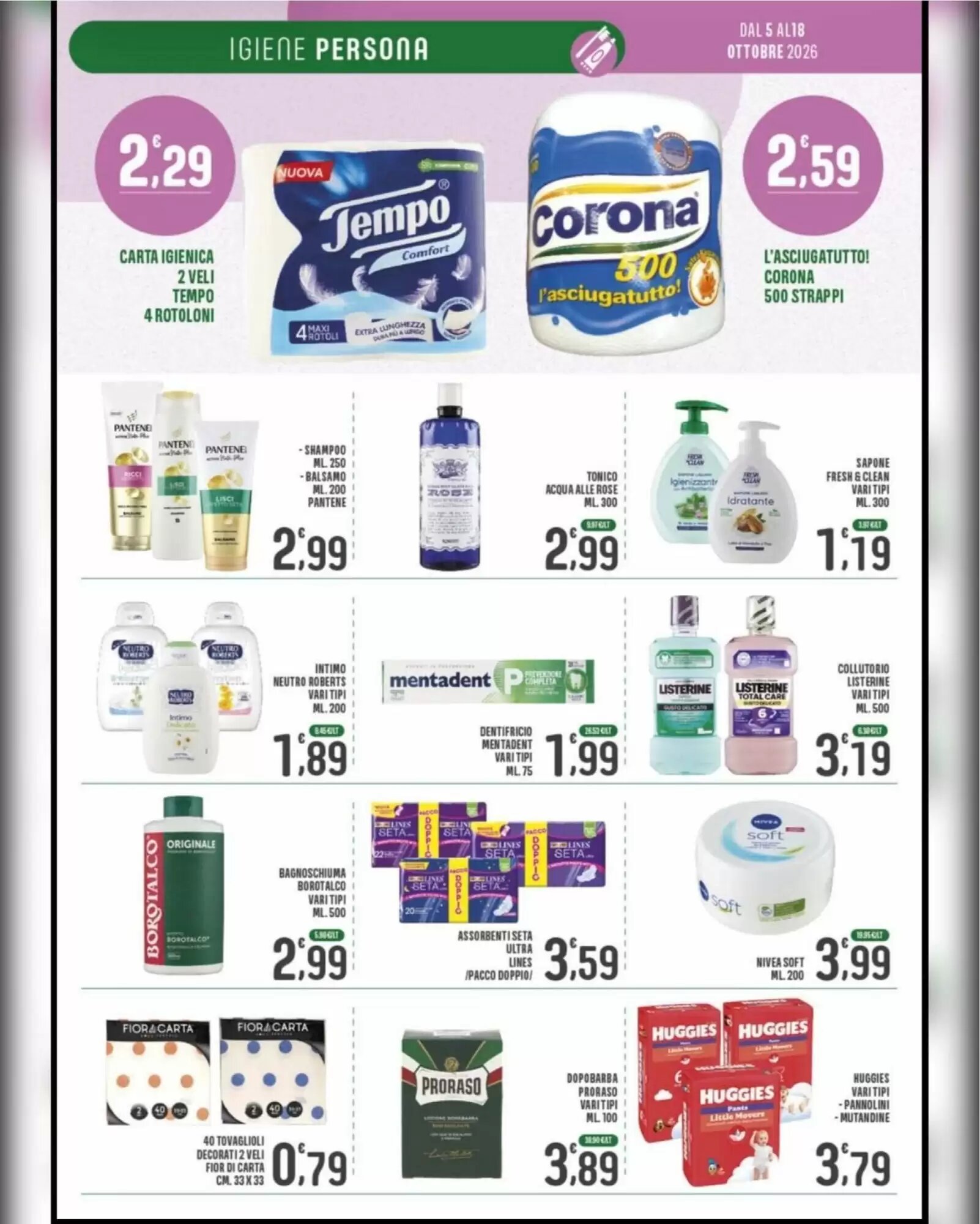 Volantino promozionale La Mimosa Supermercati  valide dal 05/10/2026 - Pagina 14.