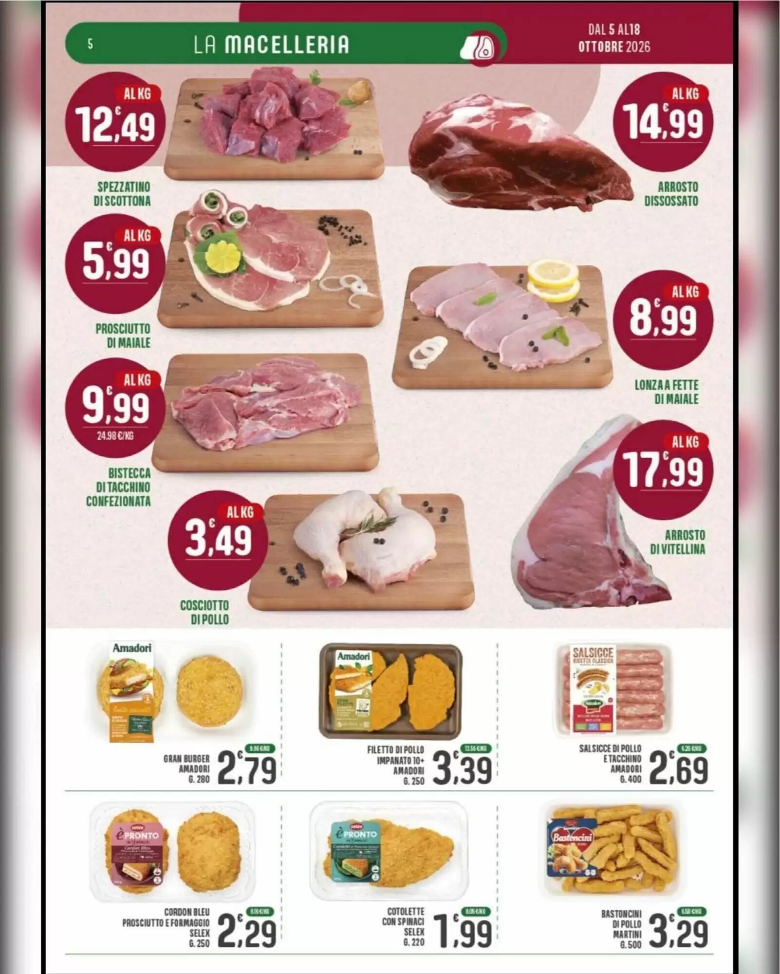 Volantino promozionale La Mimosa Supermercati  valide dal 05/10/2026 - Pagina 5.