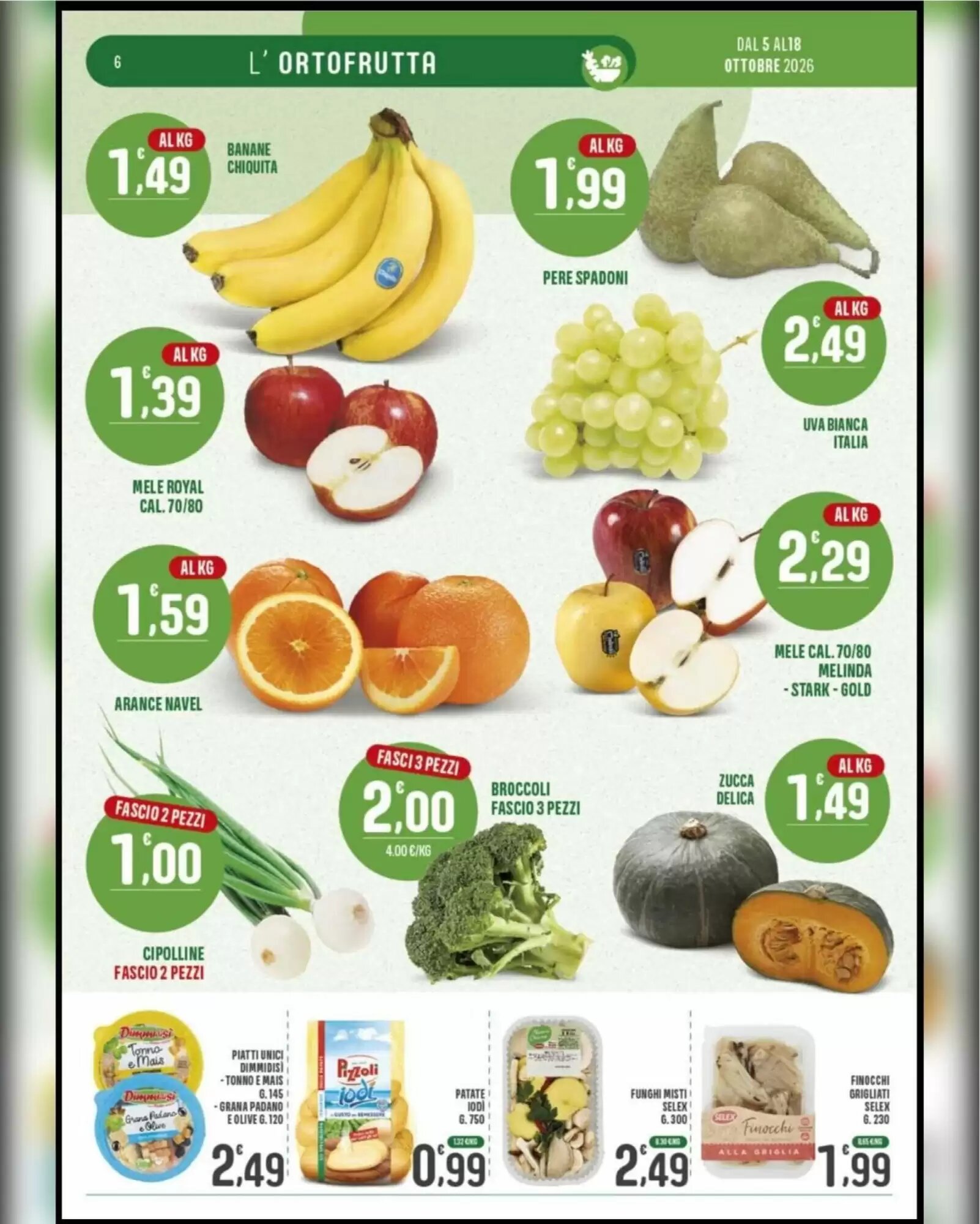 Volantino promozionale La Mimosa Supermercati  valide dal 05/10/2026 - Pagina 6.