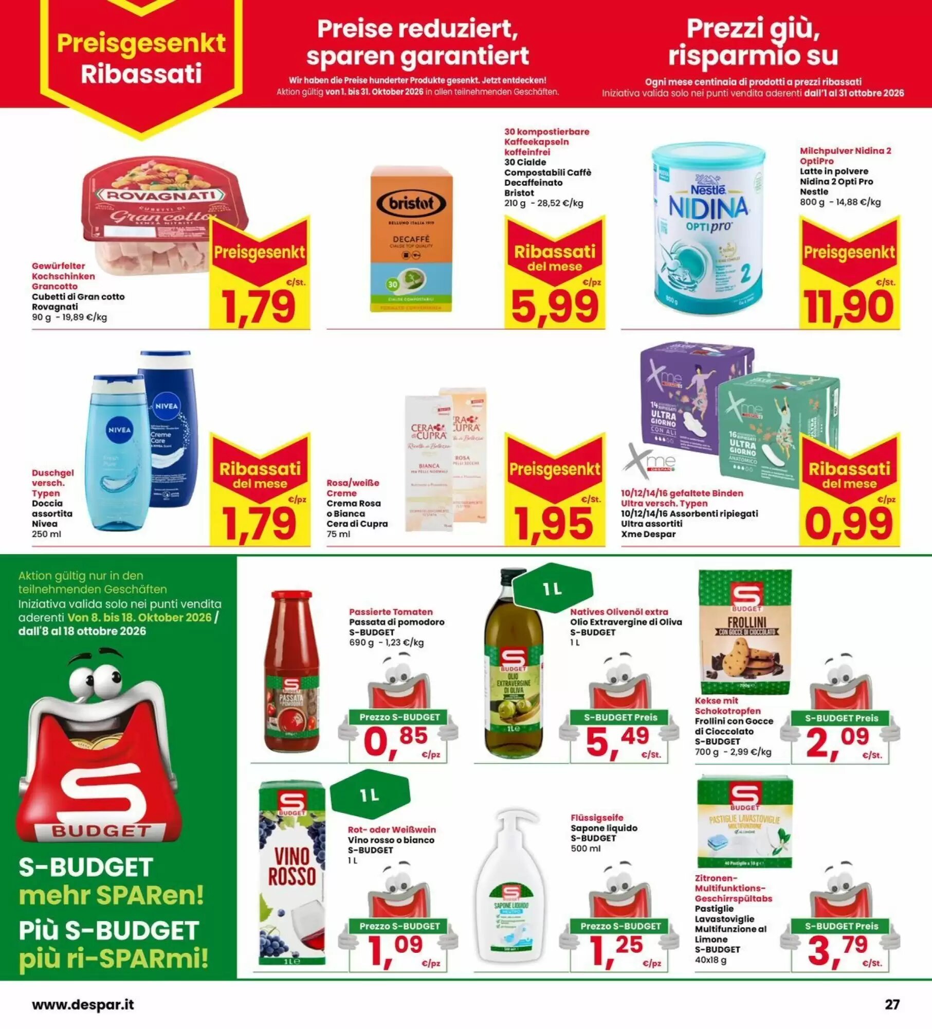 Volantino promozionale Interspar  valide dal 05/10/2026 - Pagina 27.