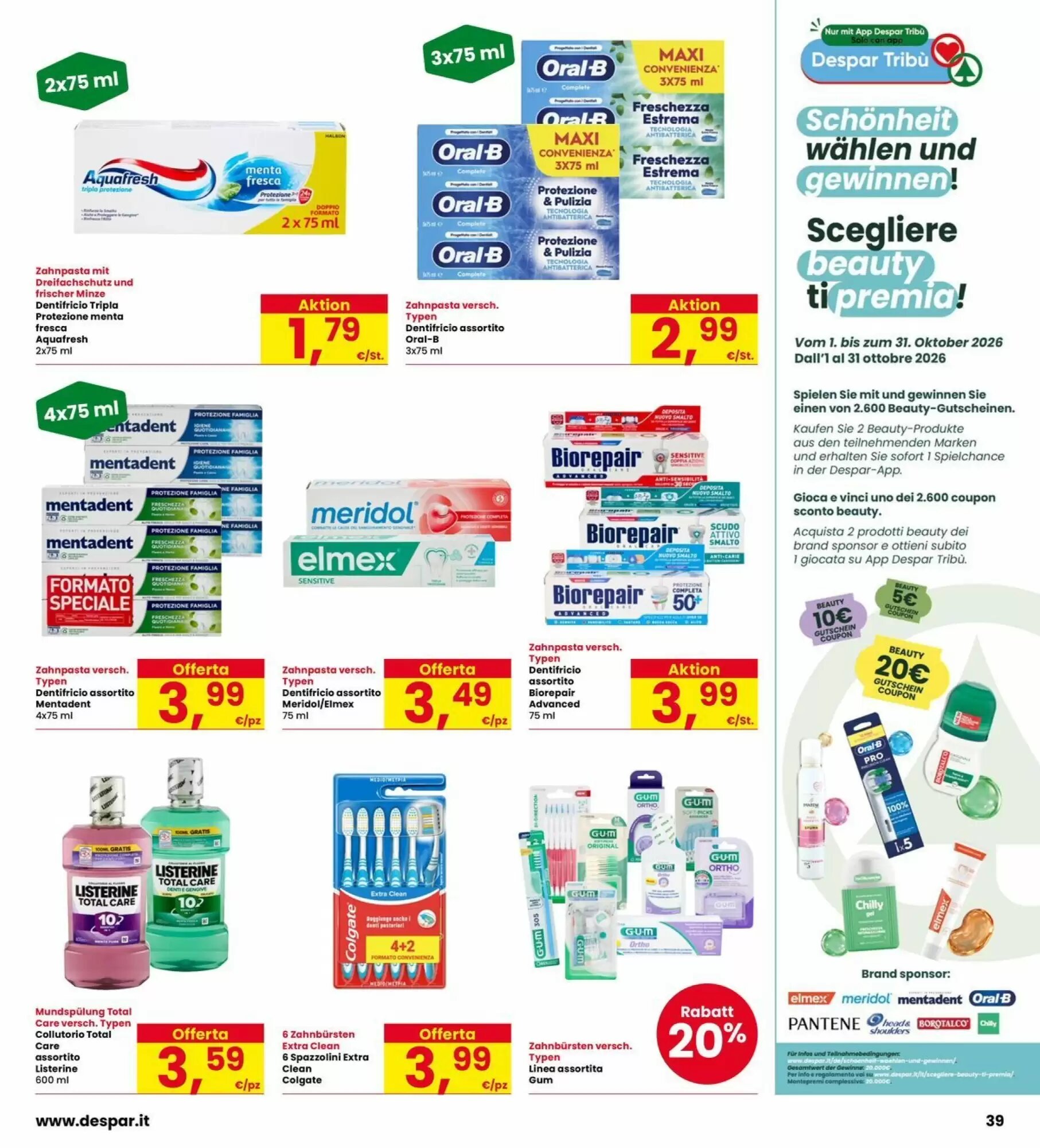 Volantino promozionale Interspar  valide dal 05/10/2026 - Pagina 39.