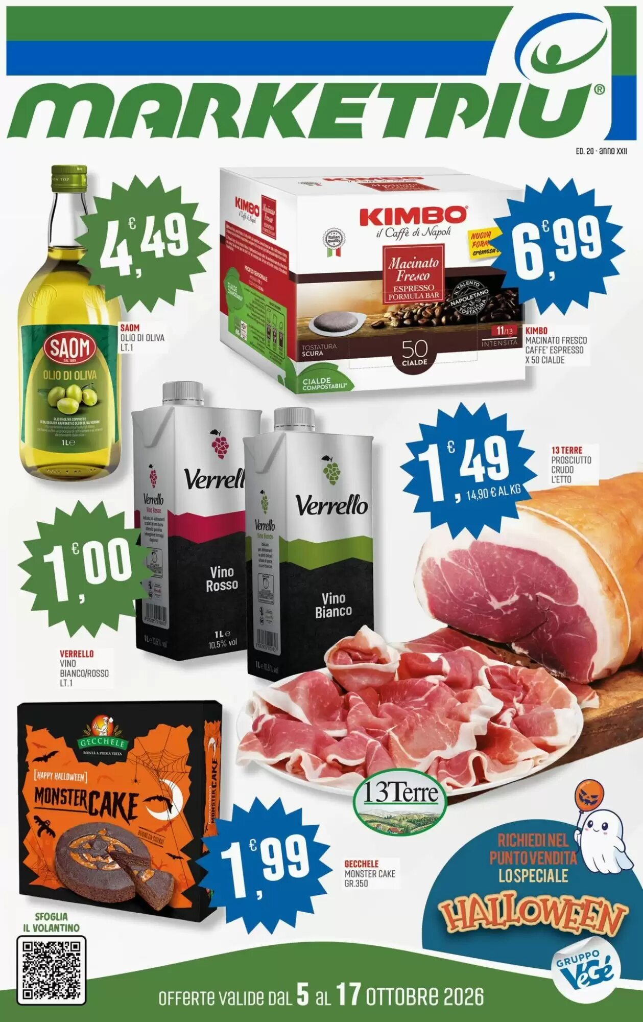 Volantino promozionale Marketpiù  valide dal 05/10/2026 - Pagina 1.