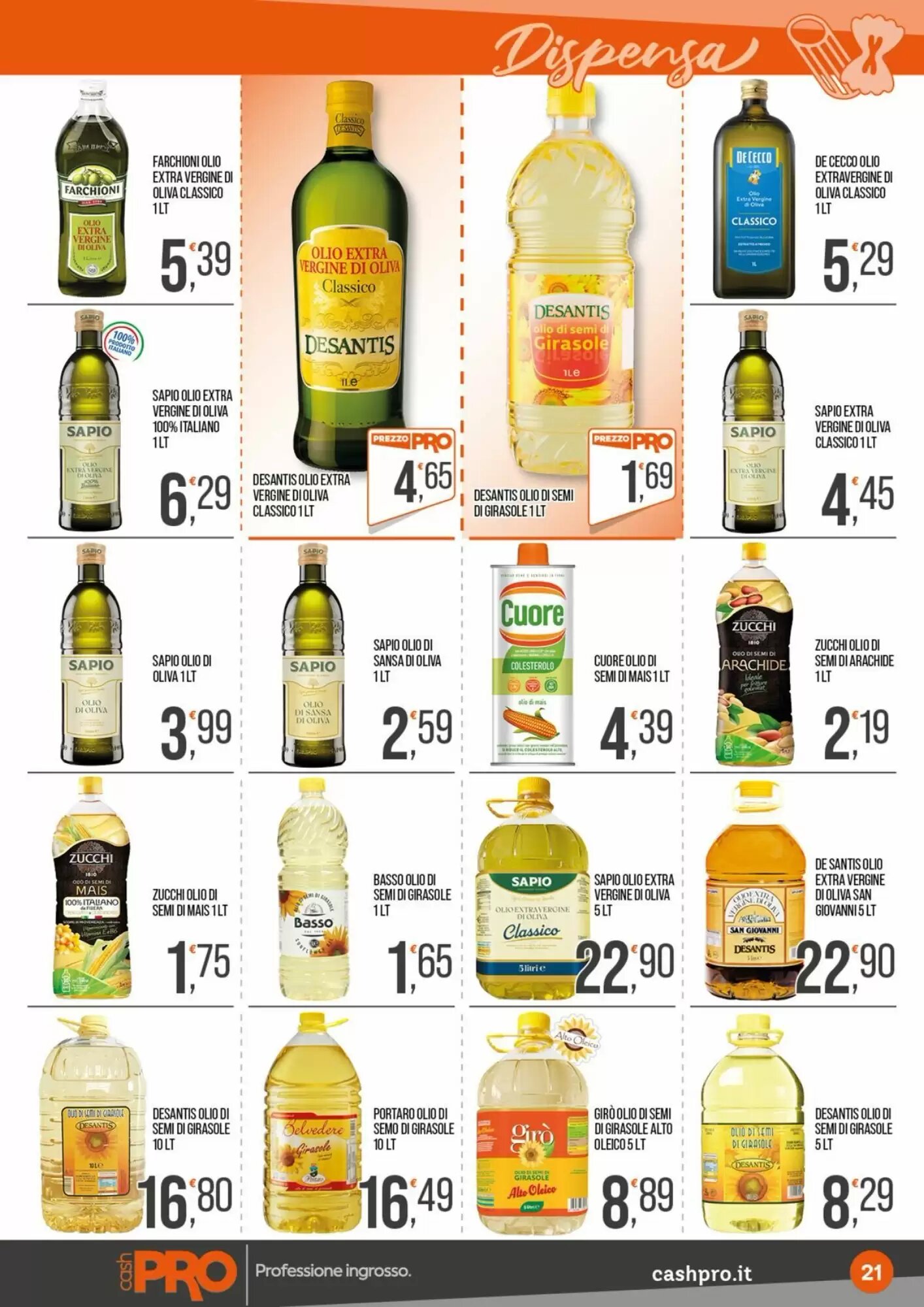 Volantino promozionale Cash pro  valide dal 05/10/2026 - Pagina 21.