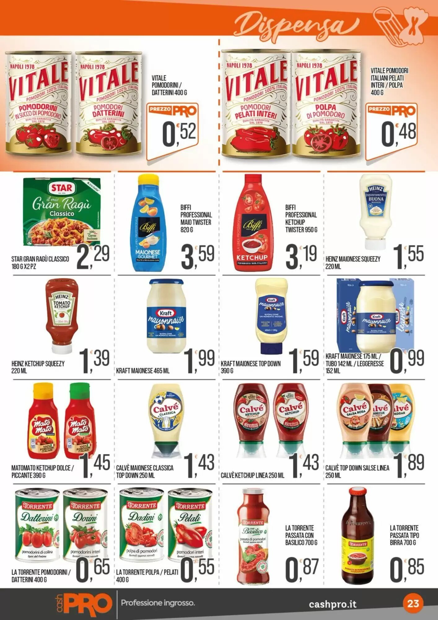 Volantino promozionale Cash pro  valide dal 05/10/2026 - Pagina 23.