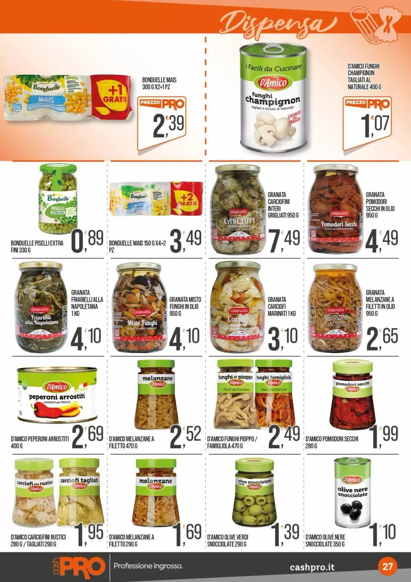 Volantino promozionale Cash pro  valide dal 05/10/2026 - Pagina 27.