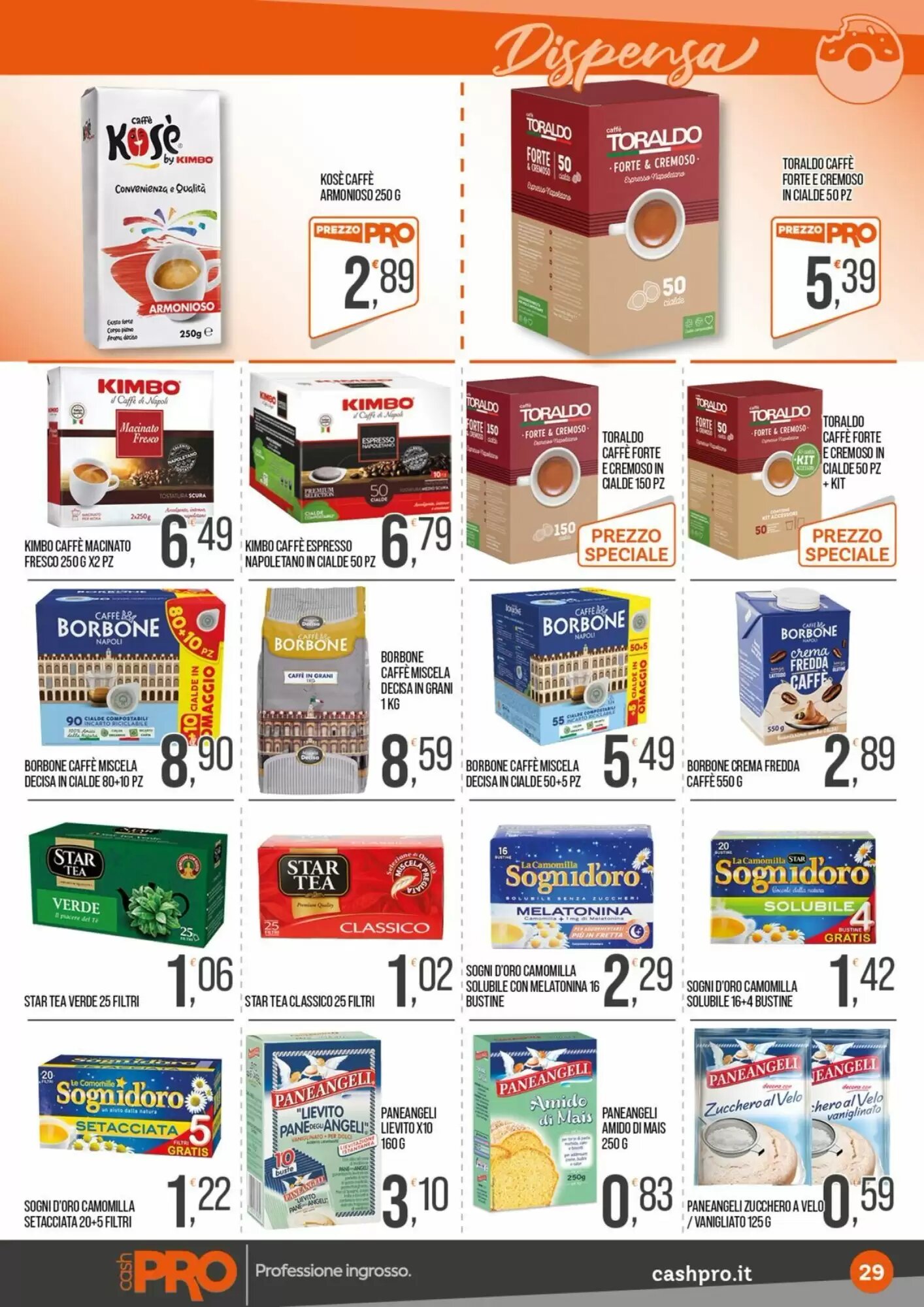 Volantino promozionale Cash pro  valide dal 05/10/2026 - Pagina 29.