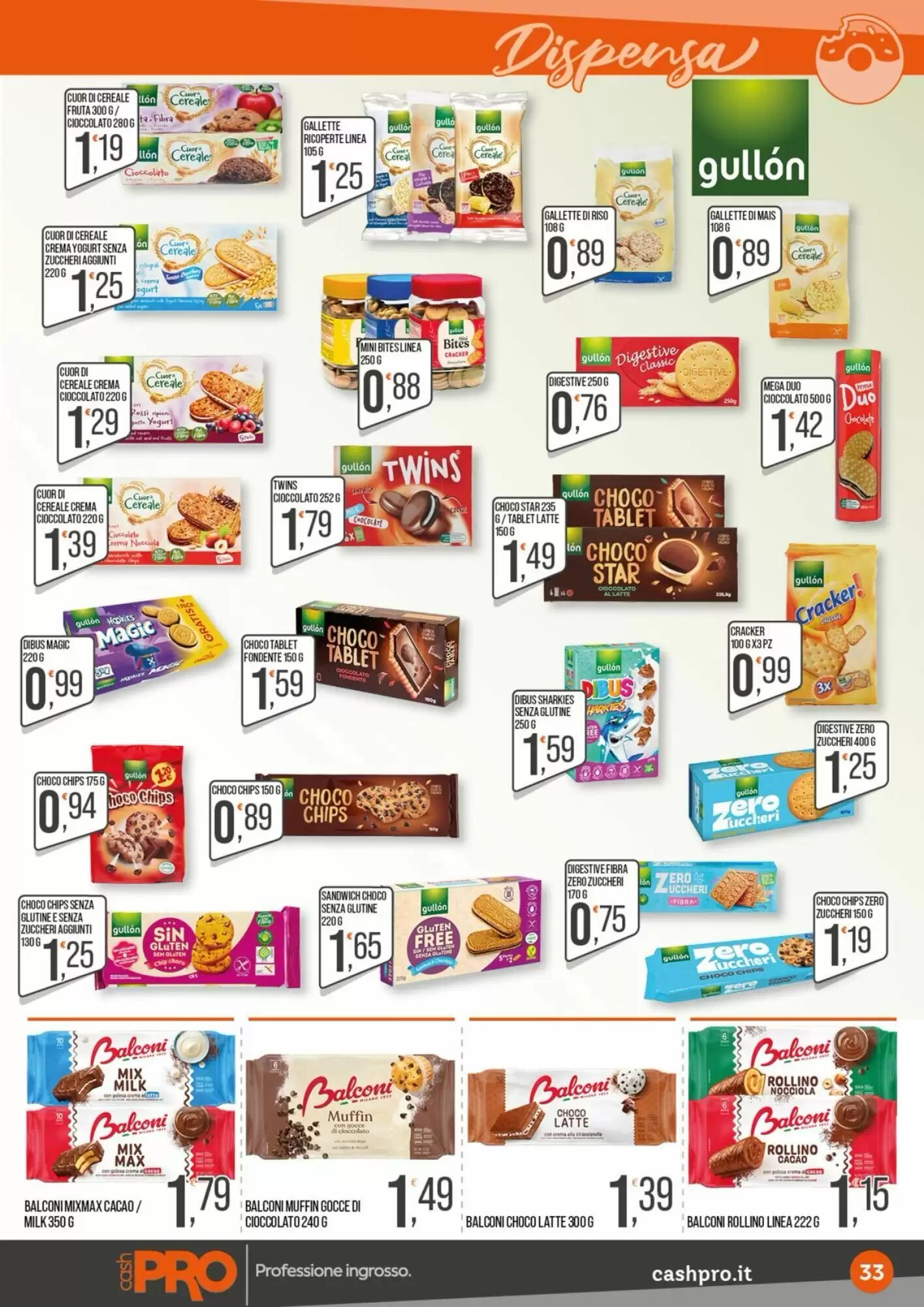 Volantino promozionale Cash pro  valide dal 05/10/2026 - Pagina 33.